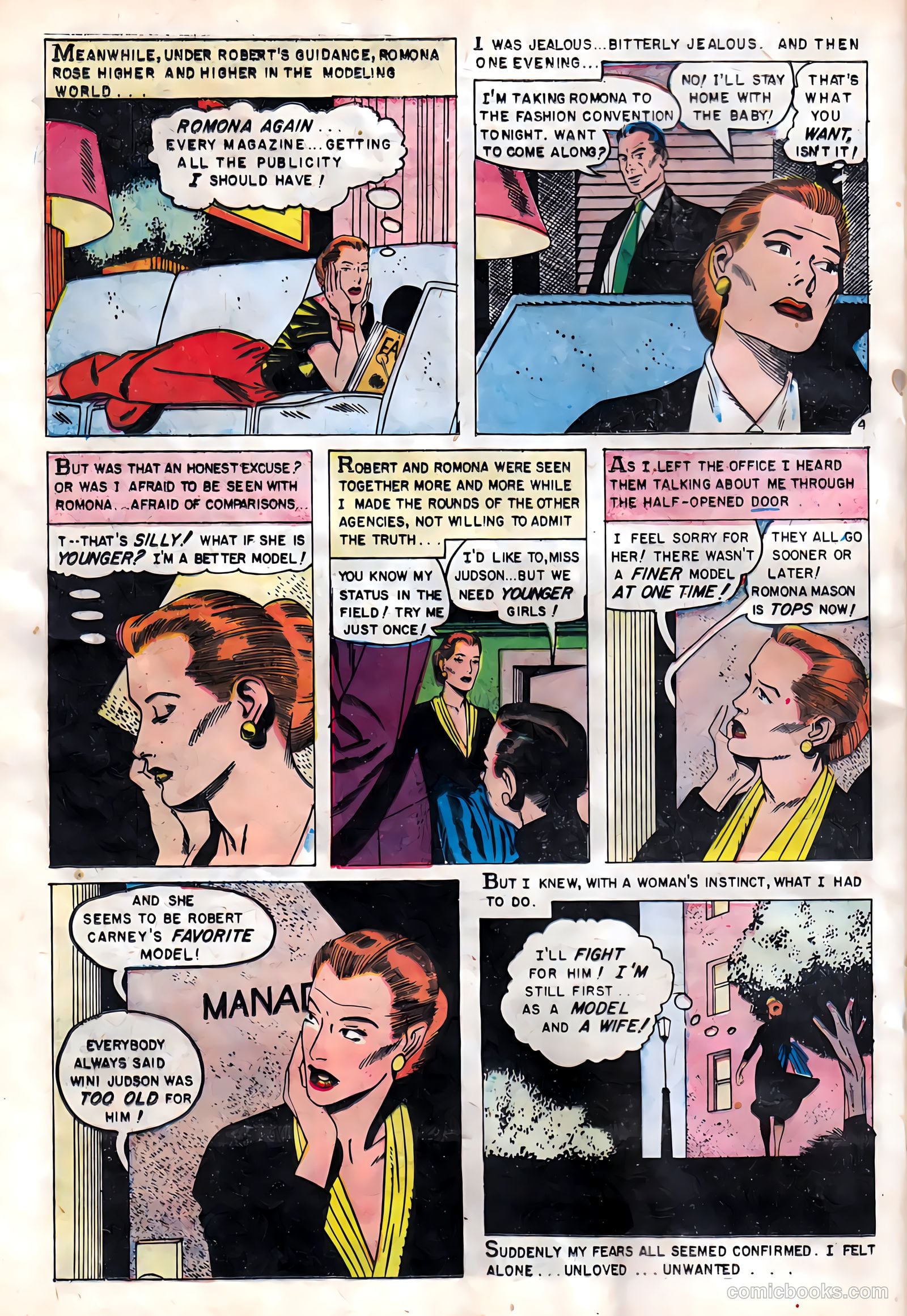 True Love Confessions #8 (1955) — page 22 of 36