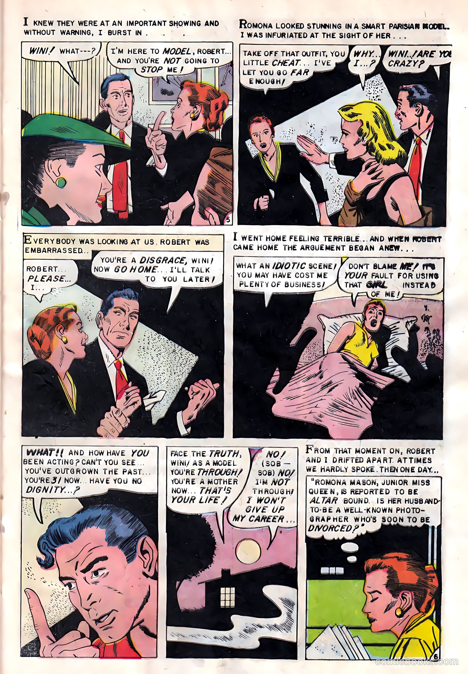 True Love Confessions #8 (1955) — page 23 of 36
