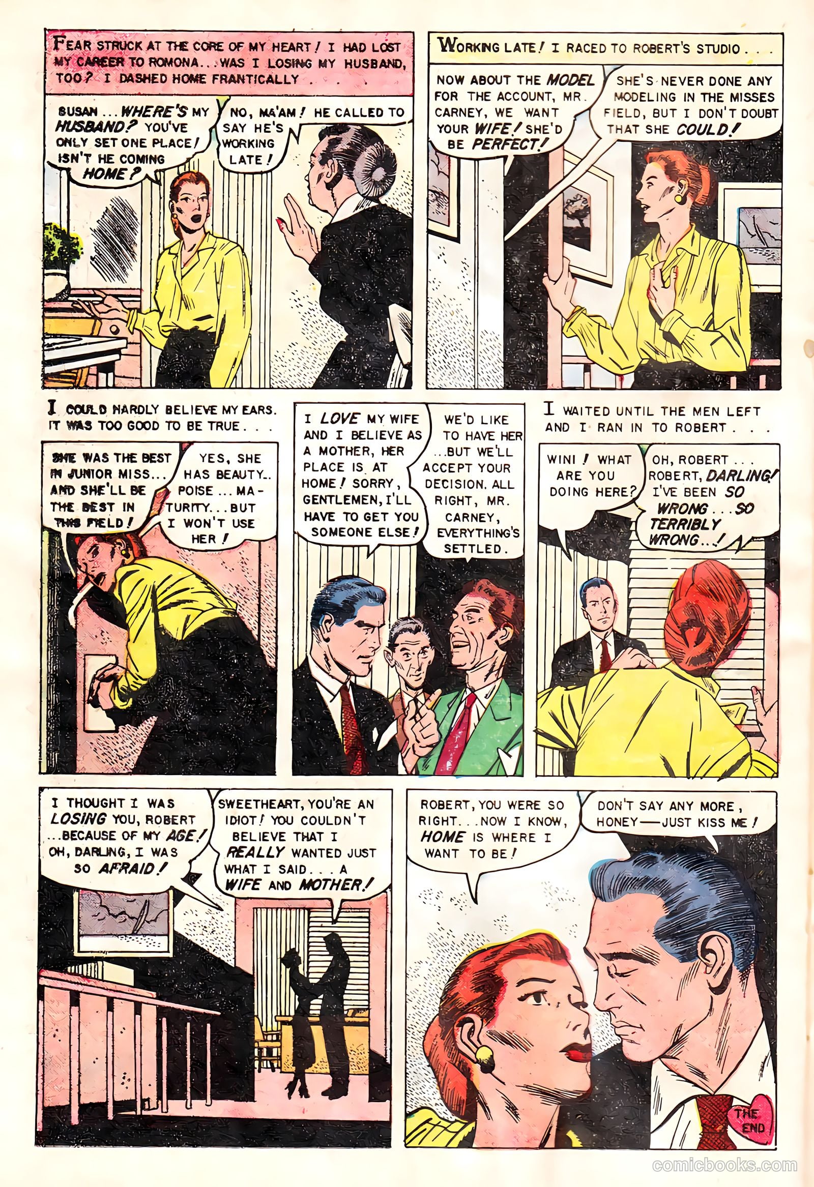 True Love Confessions #8 (1955) — page 24 of 36