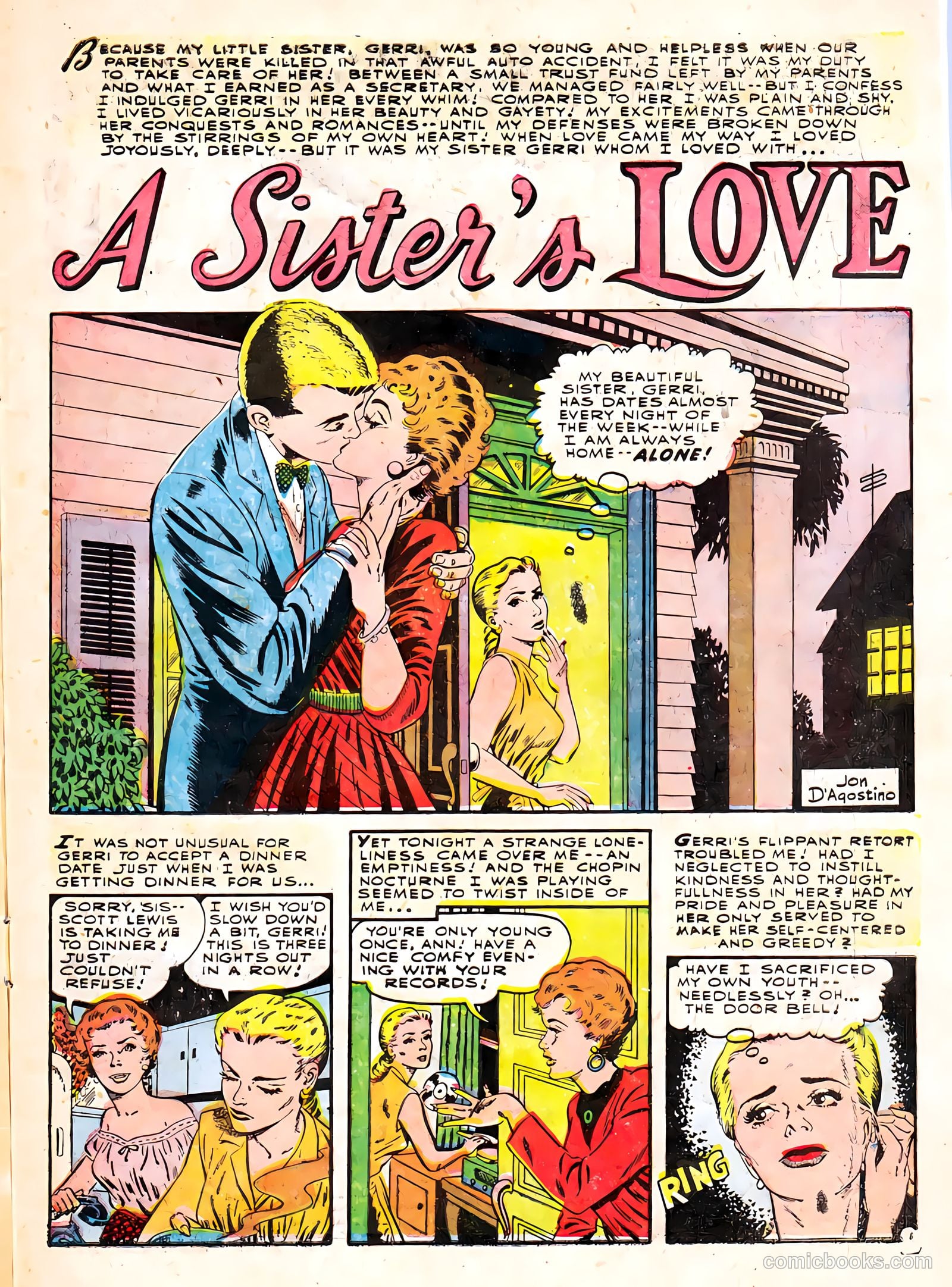 True Love Confessions #9 (1955) — page 3 of 36