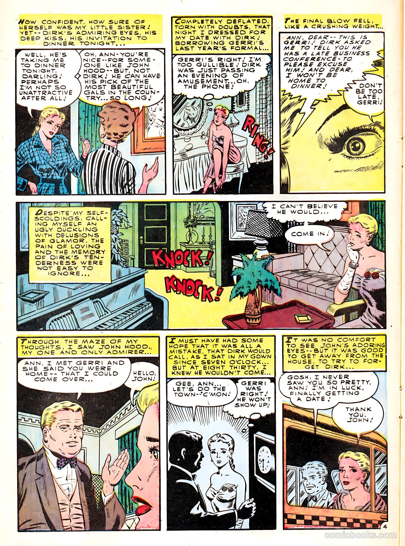 True Love Confessions #9 (1955) — page 6 of 36
