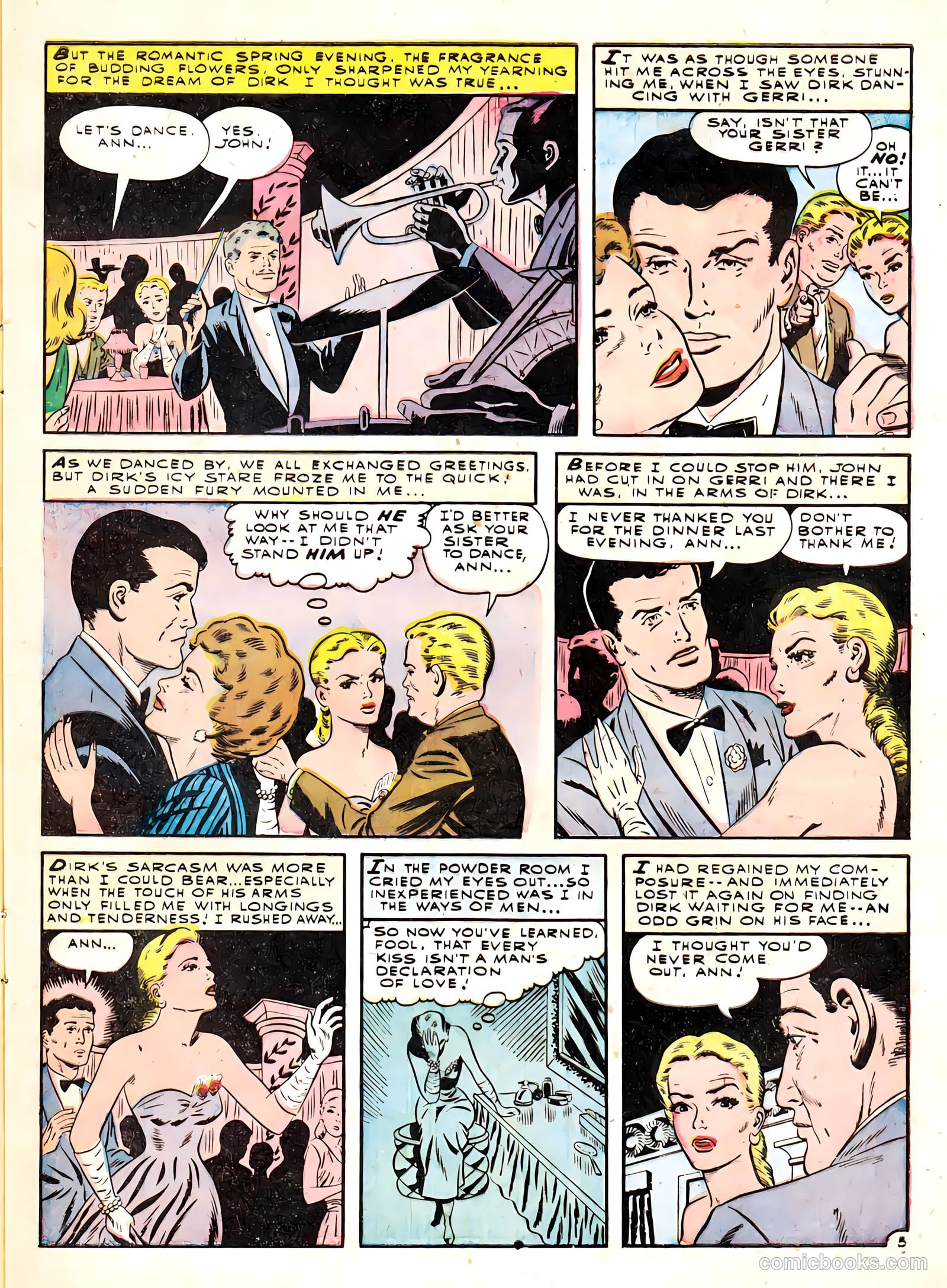 True Love Confessions #9 (1955) — page 7 of 36