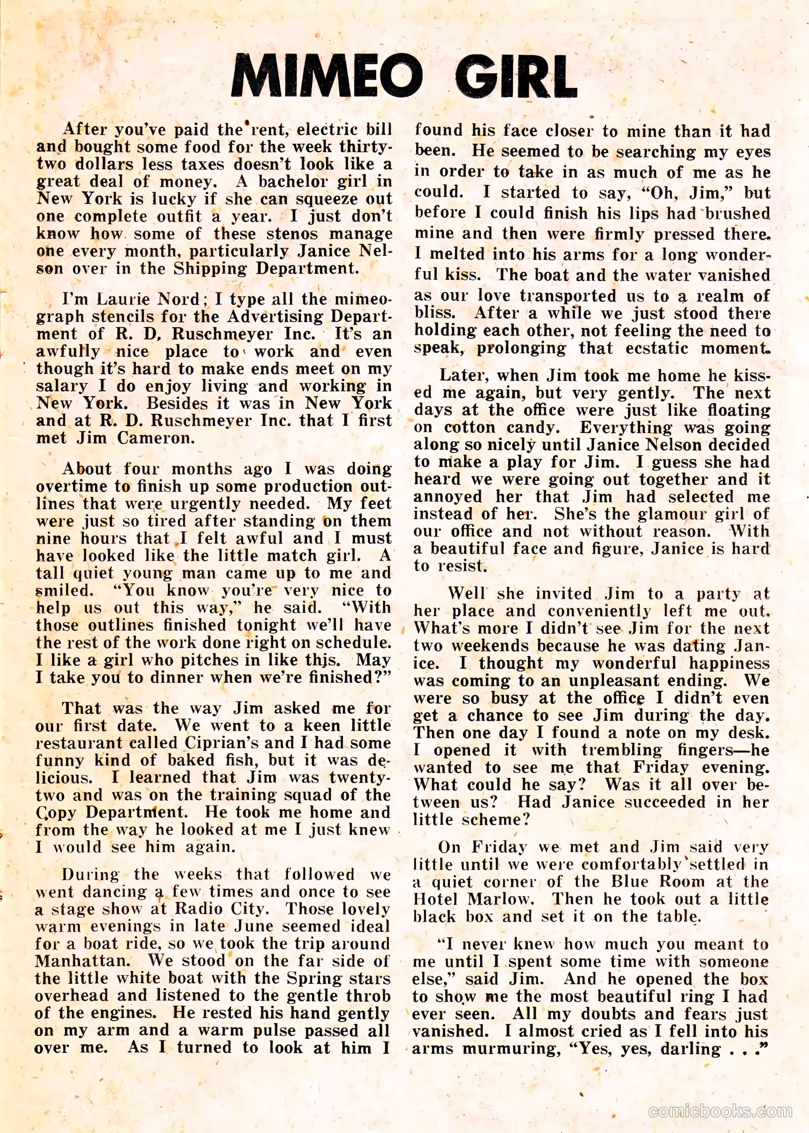 True Love Confessions #9 (1955) — page 11 of 36