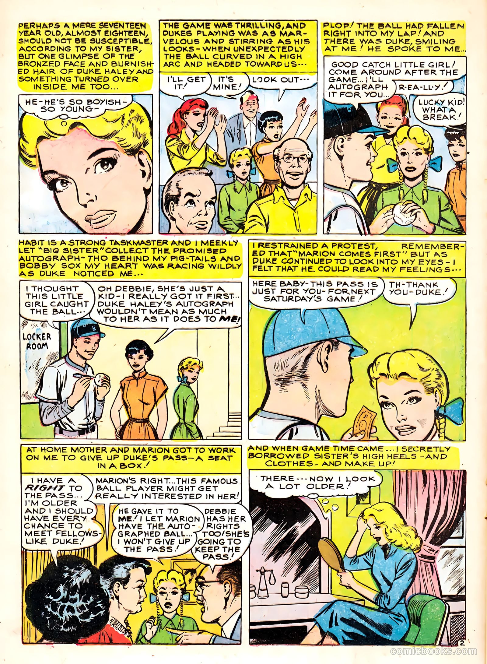 True Love Confessions #9 (1955) — page 14 of 36