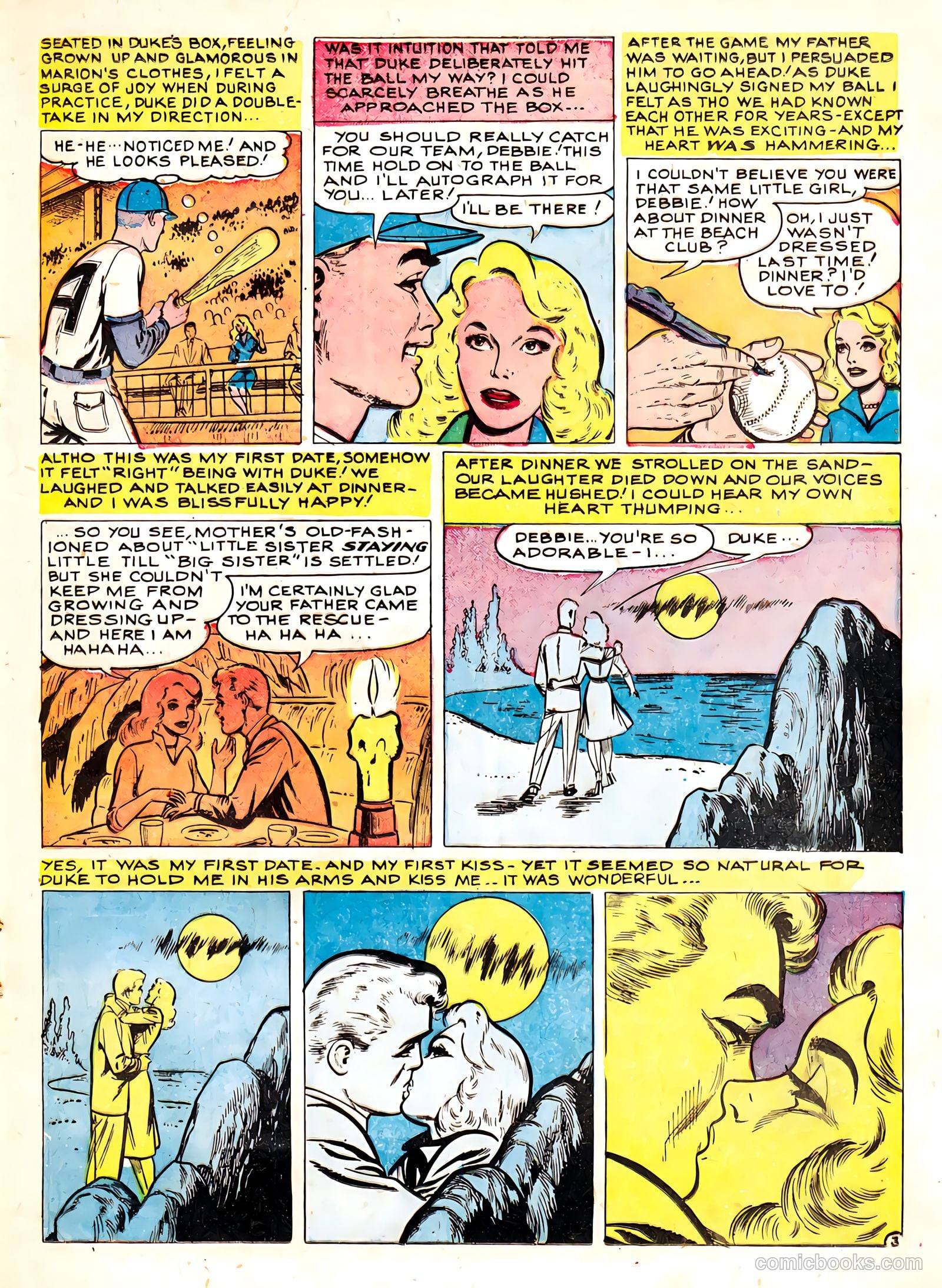 True Love Confessions #9 (1955) — page 15 of 36