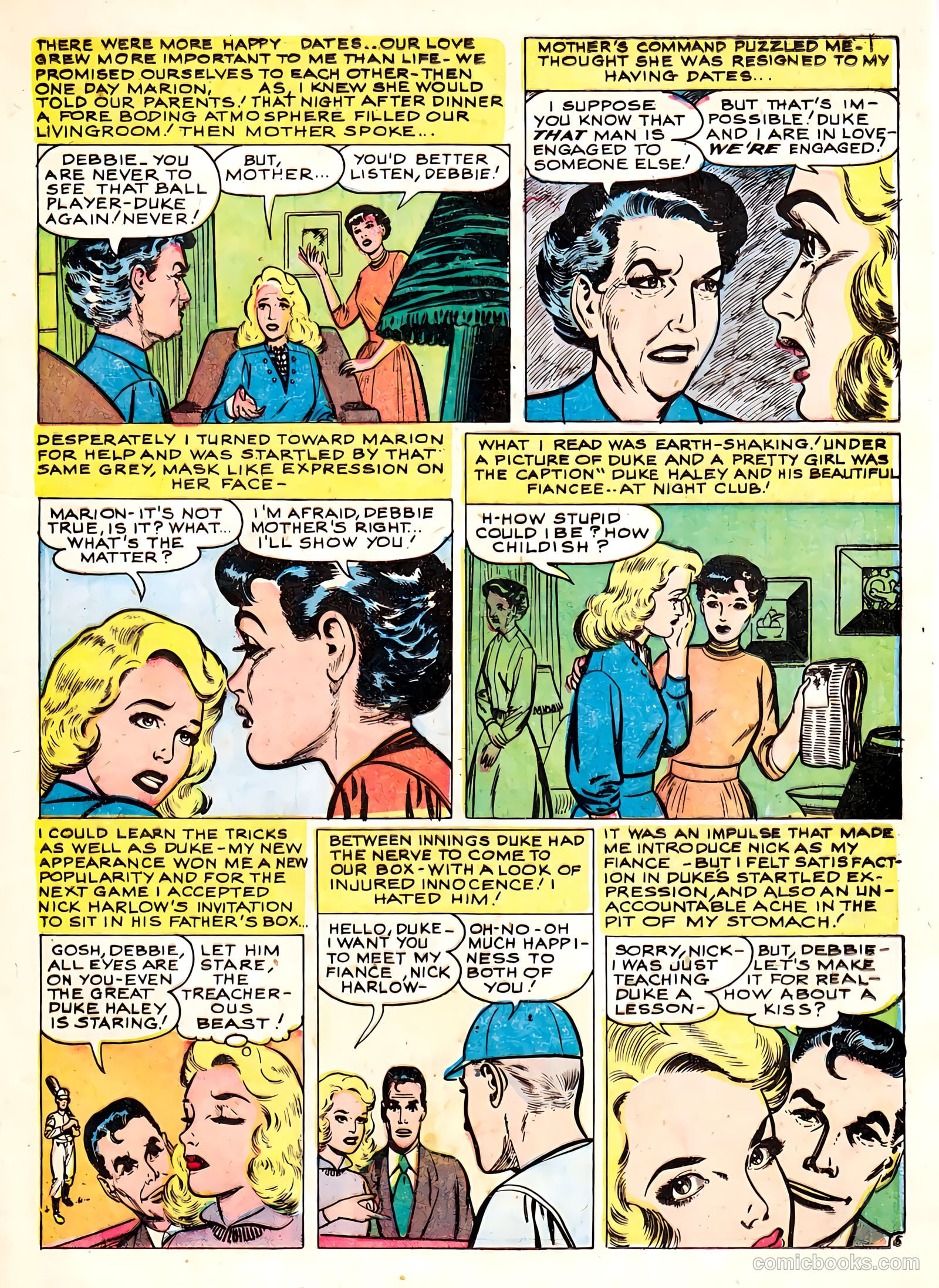 True Love Confessions #9 (1955) — page 17 of 36
