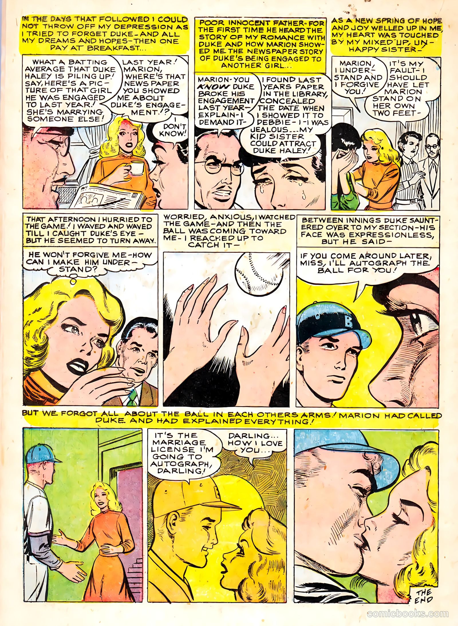 True Love Confessions #9 (1955) — page 18 of 36