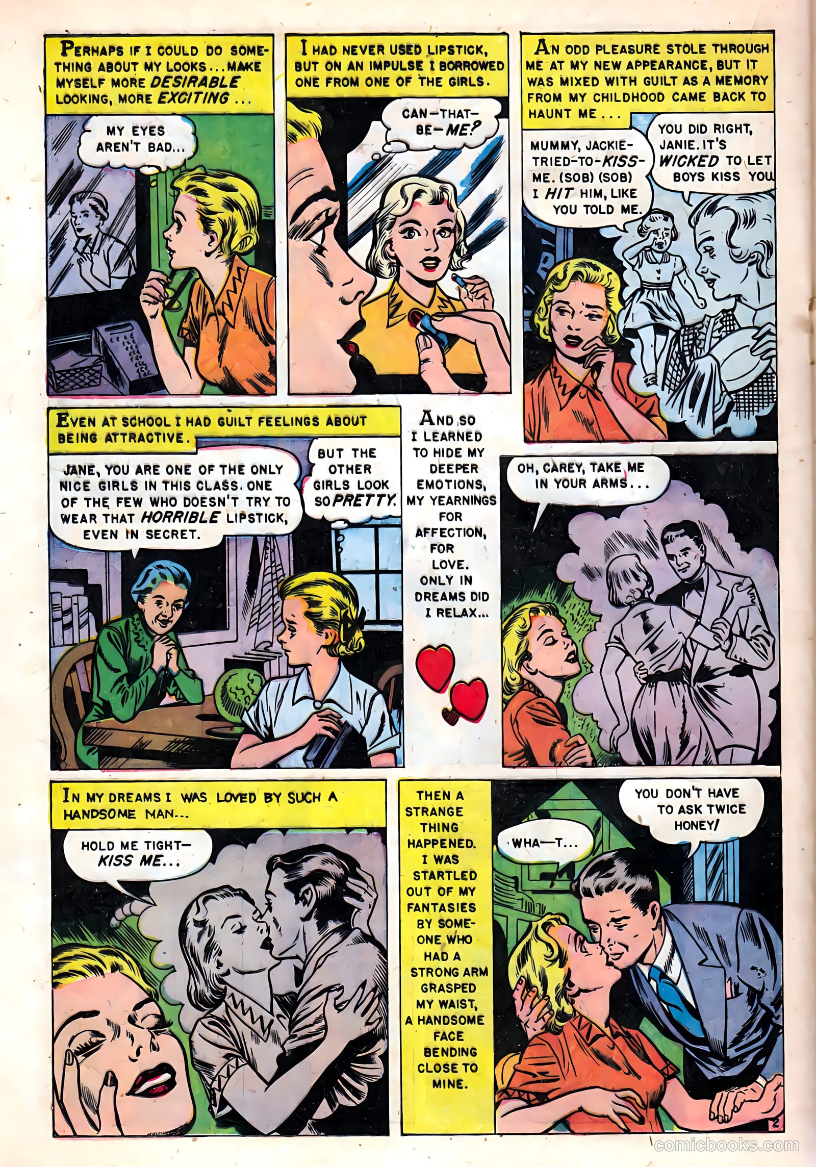 True Love Confessions #9 (1955) — page 20 of 36
