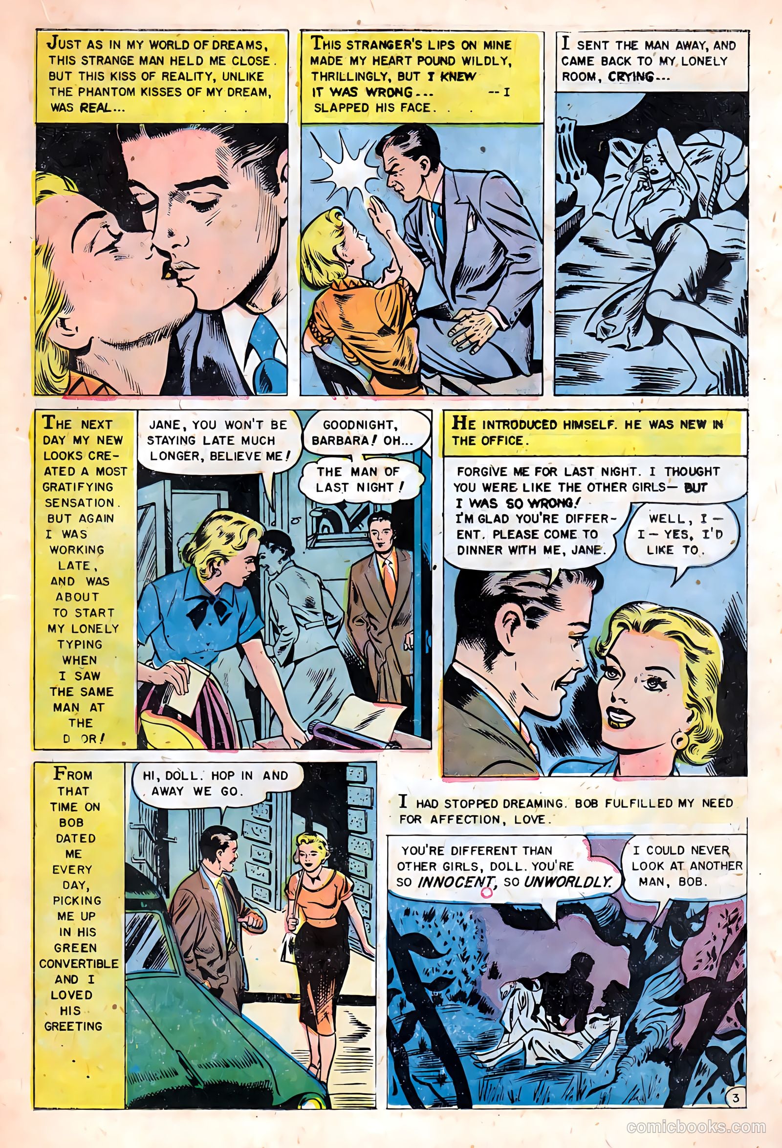 True Love Confessions #9 (1955) — page 21 of 36
