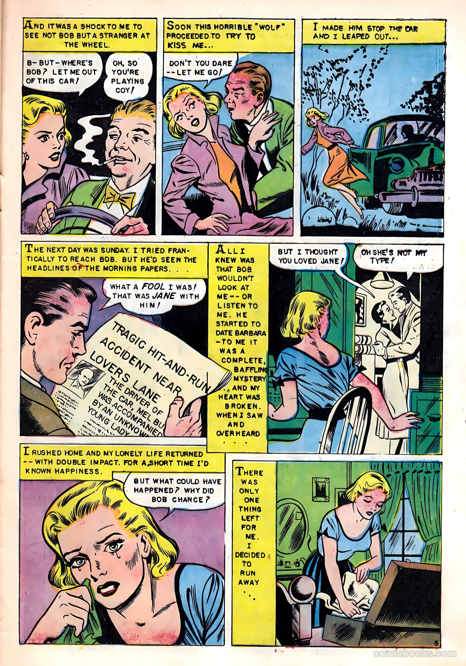 True Love Confessions #9 (1955) — page 23 of 36