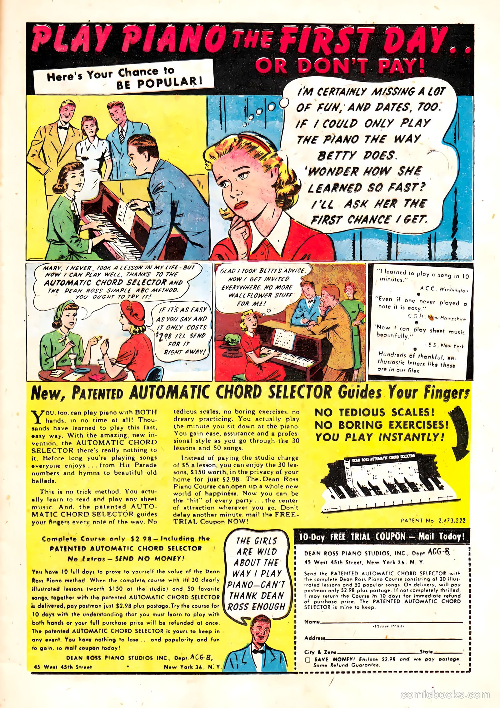 True Love Confessions #9 (1955) — page 25 of 36