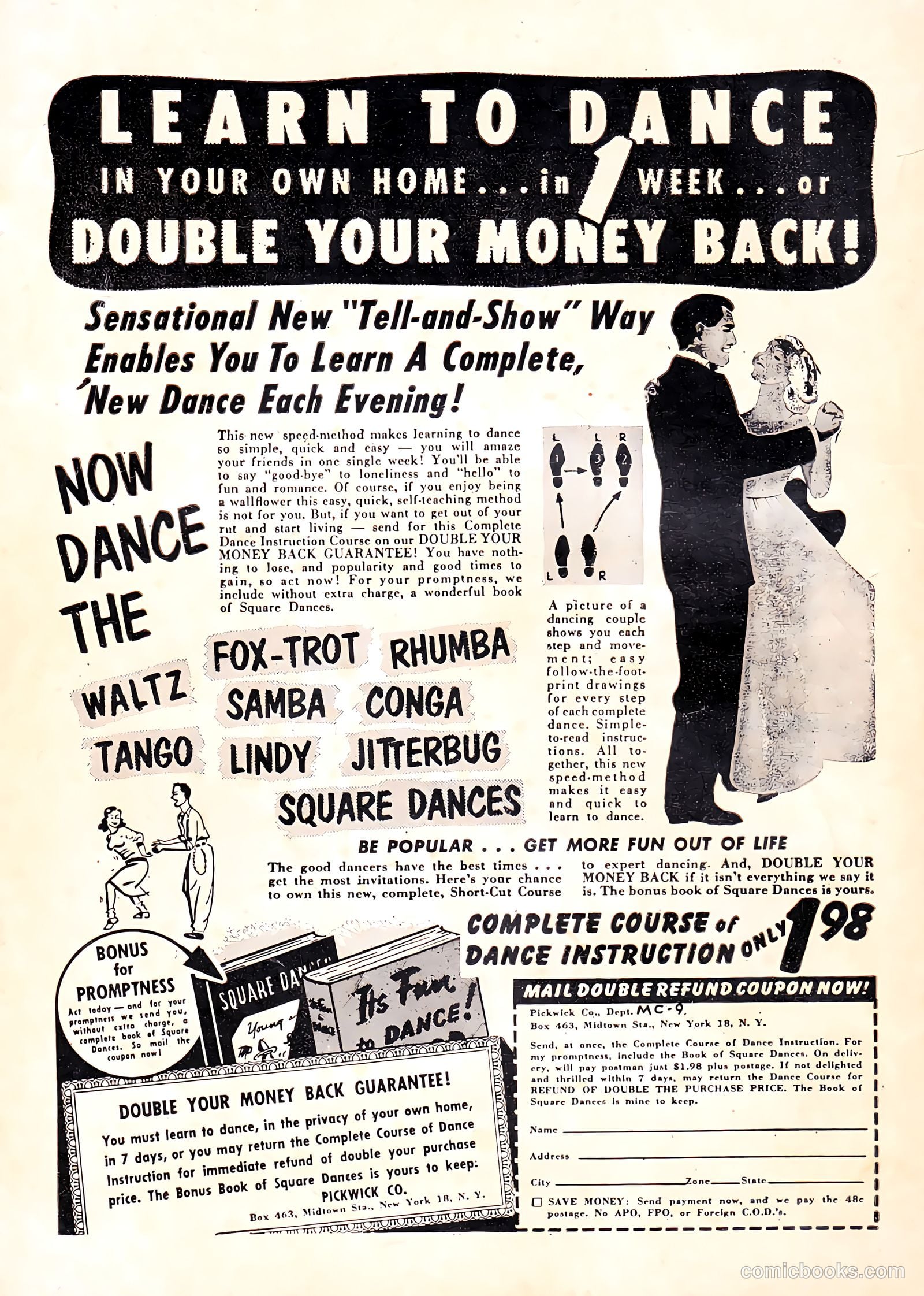 True Love Confessions #9 (1955) — page 36 of 36