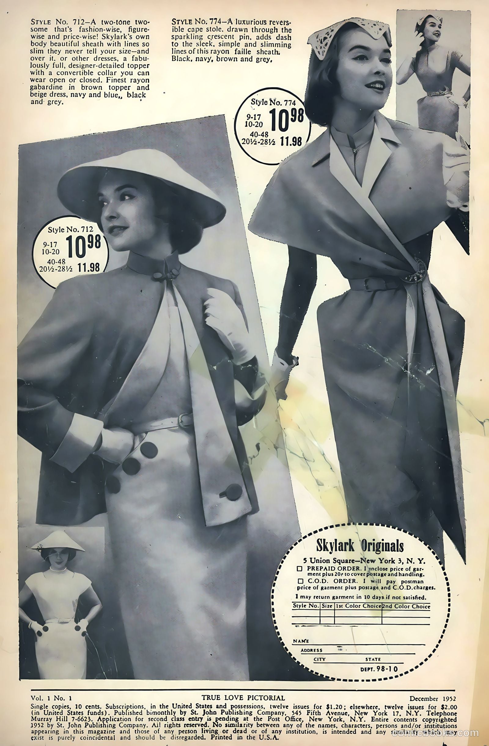 True Love Pictorial #1 (1952) — page 3 of 37