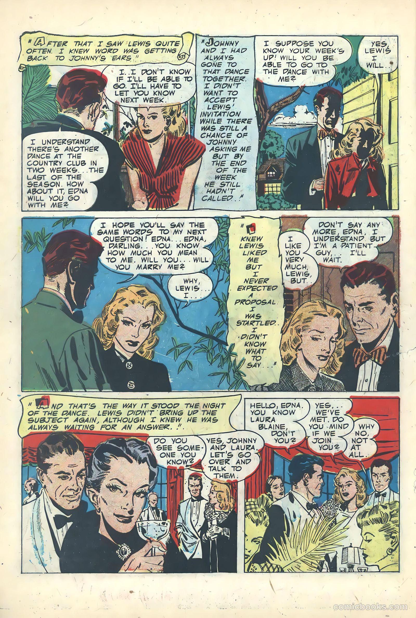 True Love Pictorial #1 (1952) — page 7 of 37