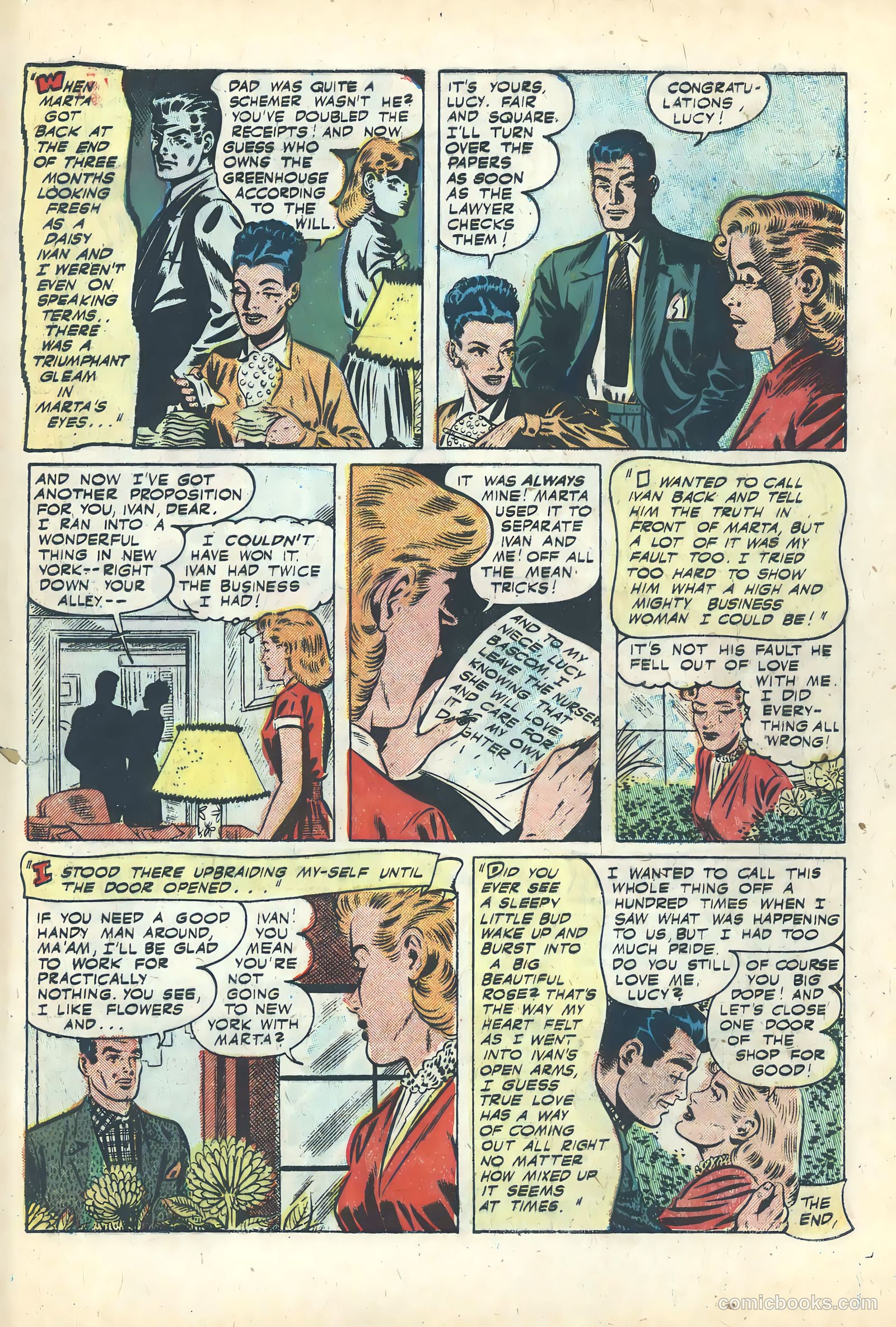 True Love Pictorial #1 (1952) — page 34 of 37