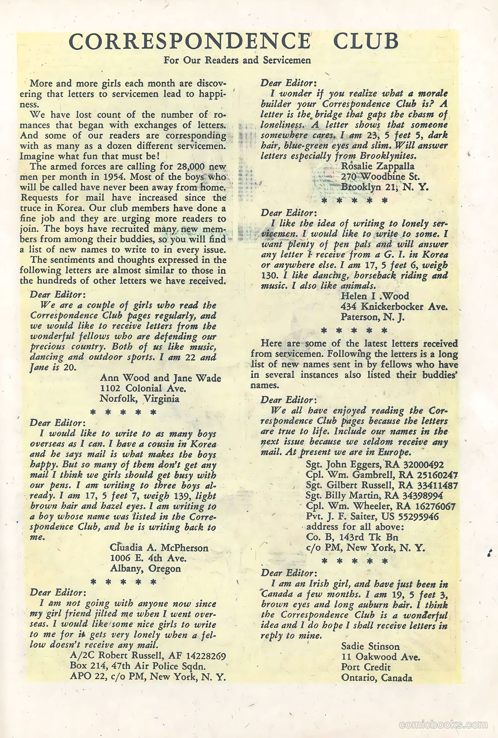 True Love Pictorial #10 (1954) — page 25 of 36