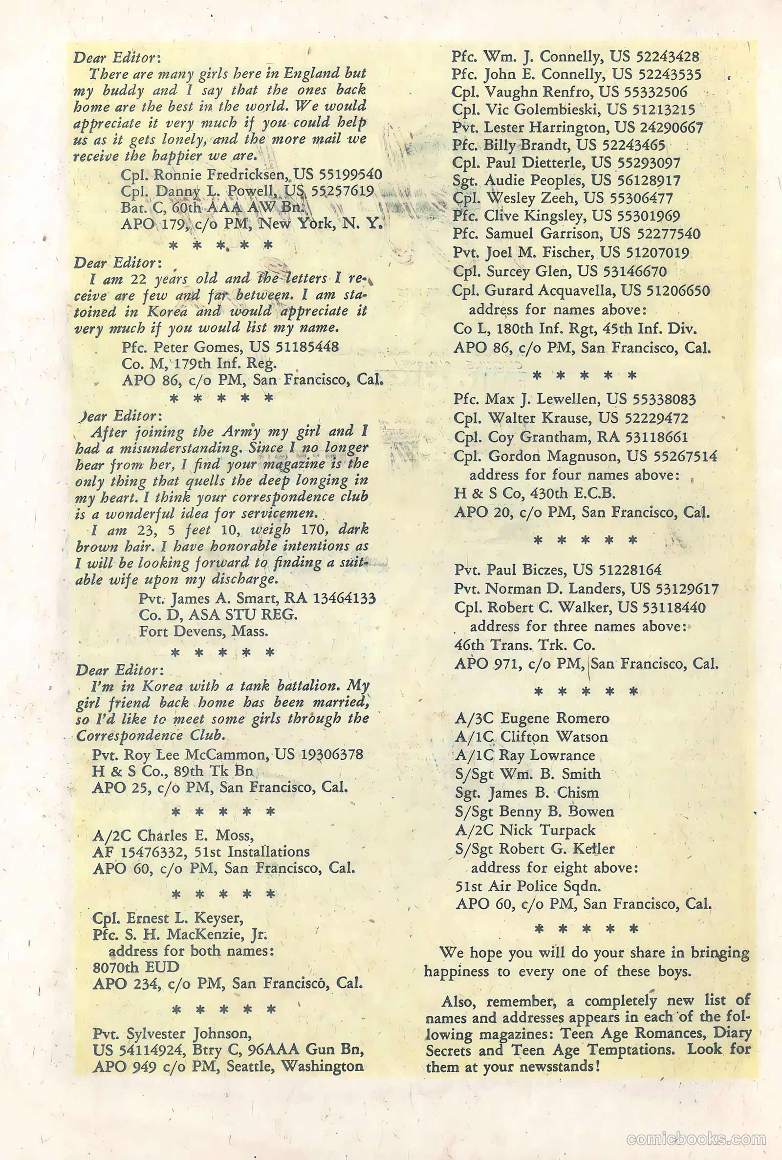 True Love Pictorial #10 (1954) — page 26 of 36