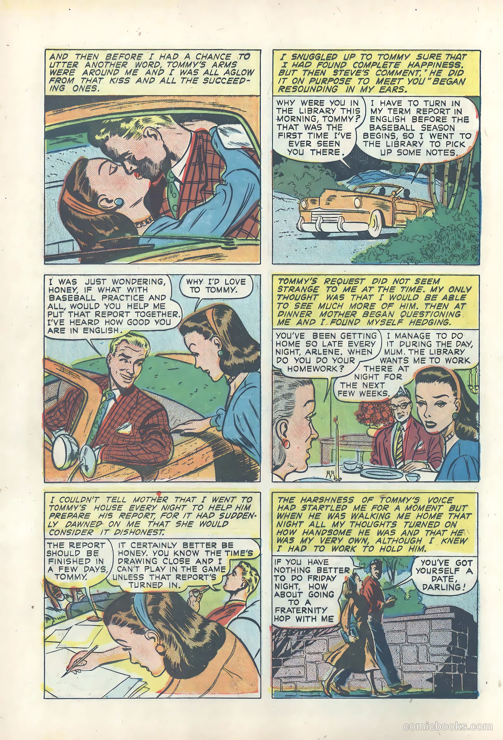 True Love Pictorial #11 (1954) — page 12 of 36