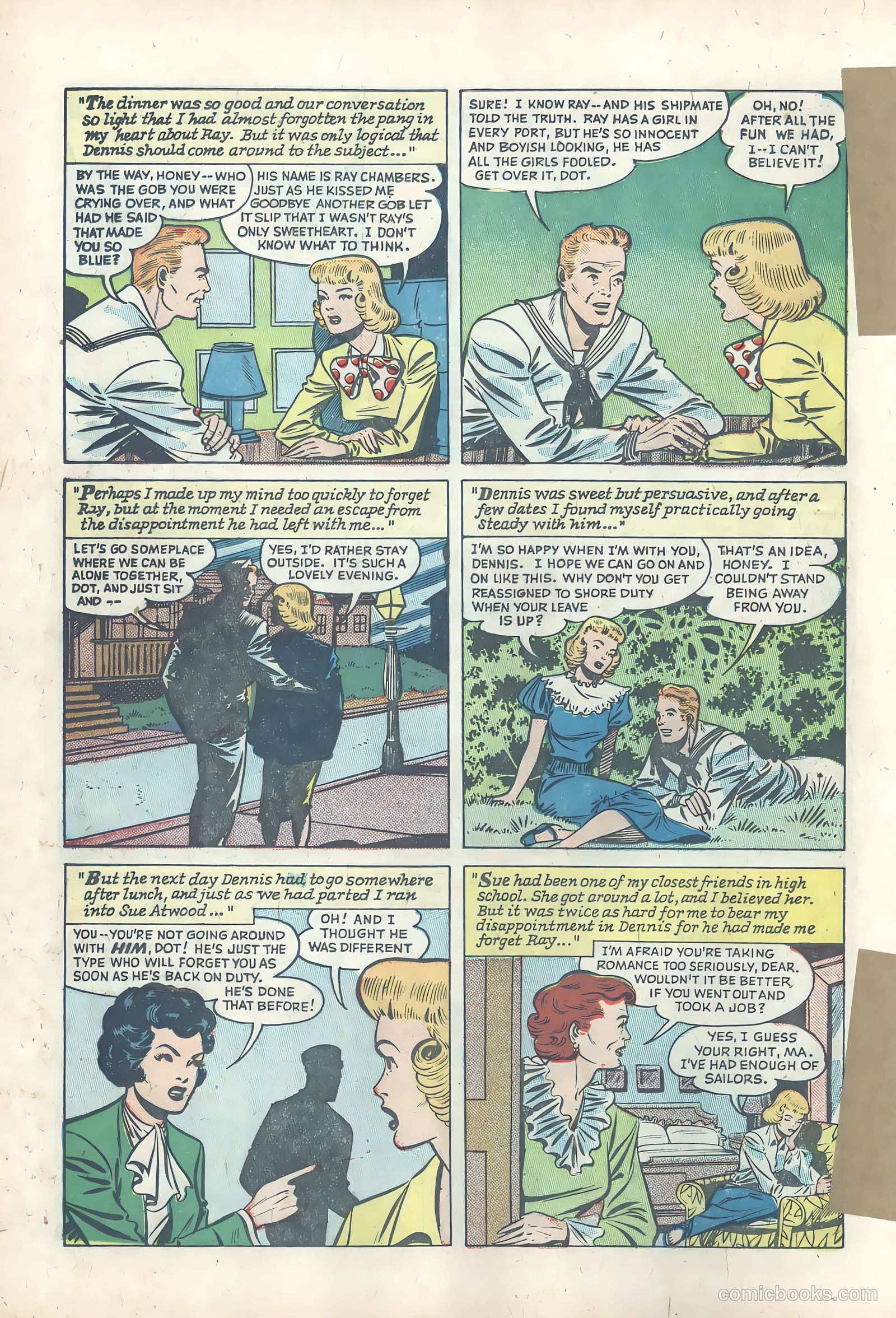 True Love Pictorial #11 (1954) — page 18 of 36