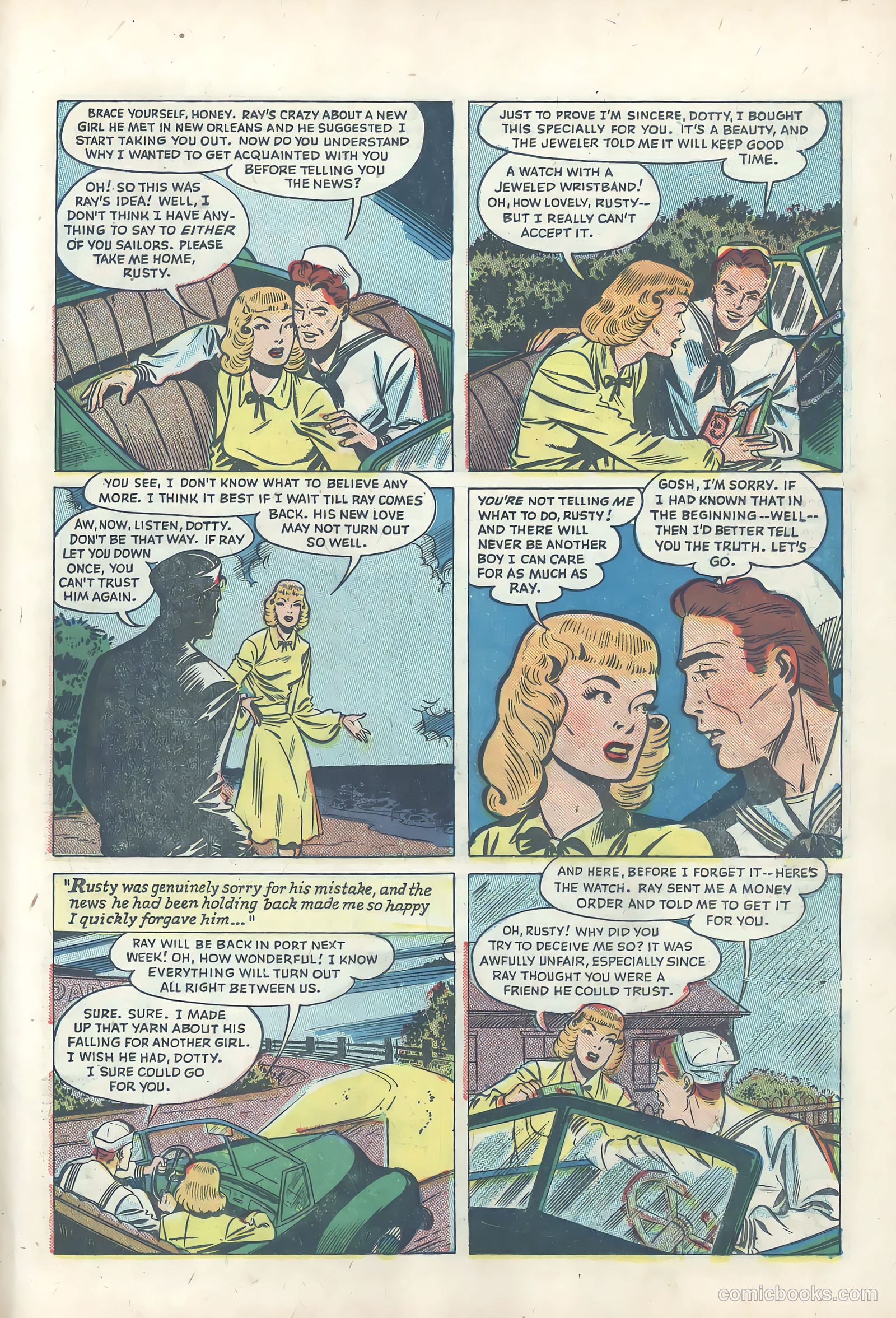 True Love Pictorial #11 (1954) — page 21 of 36