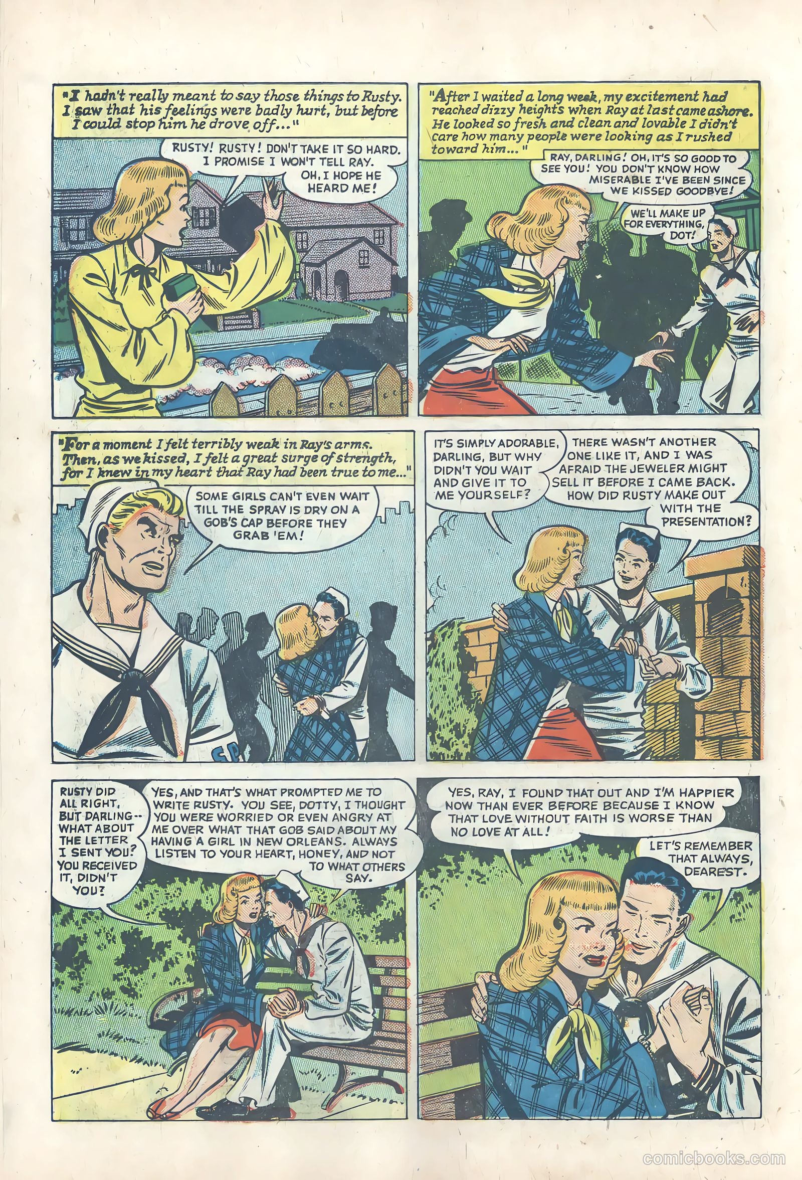 True Love Pictorial #11 (1954) — page 22 of 36