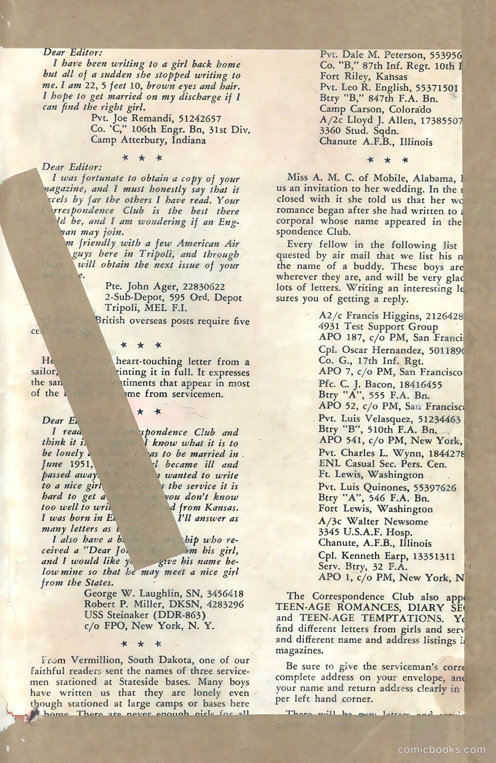 True Love Pictorial #11 (1954) — page 35 of 36