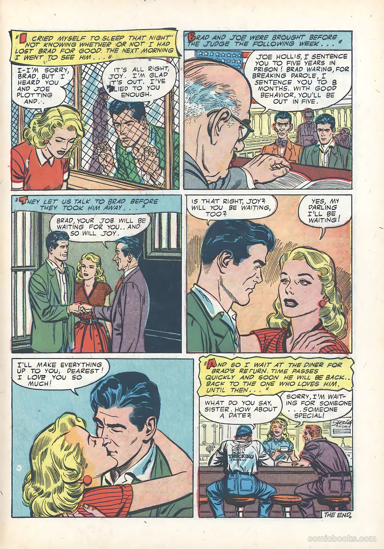 True Love Pictorial #2 (1953) — page 33 of 36
