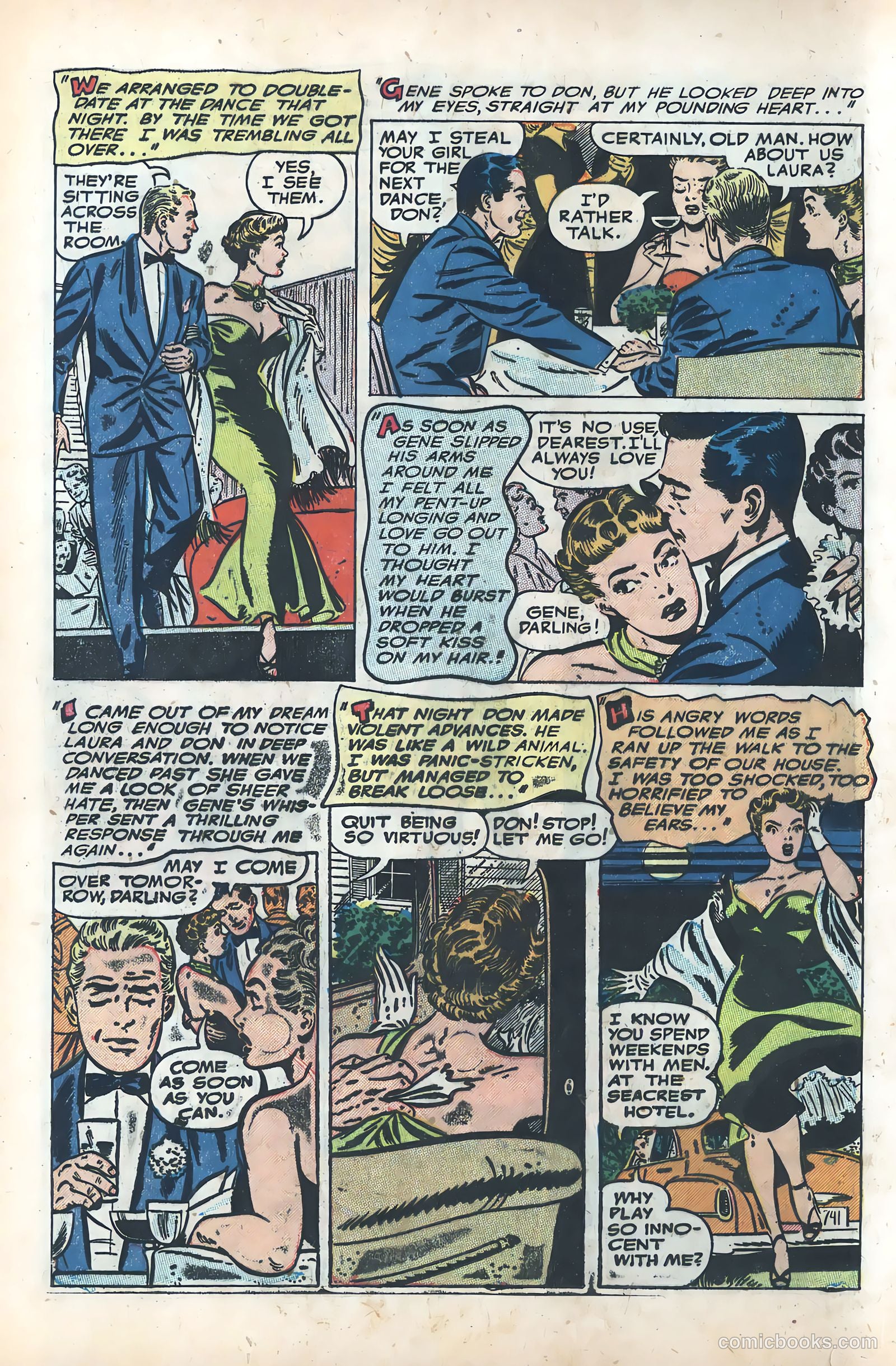 True Love Pictorial #3 (1953) — page 8 of 100