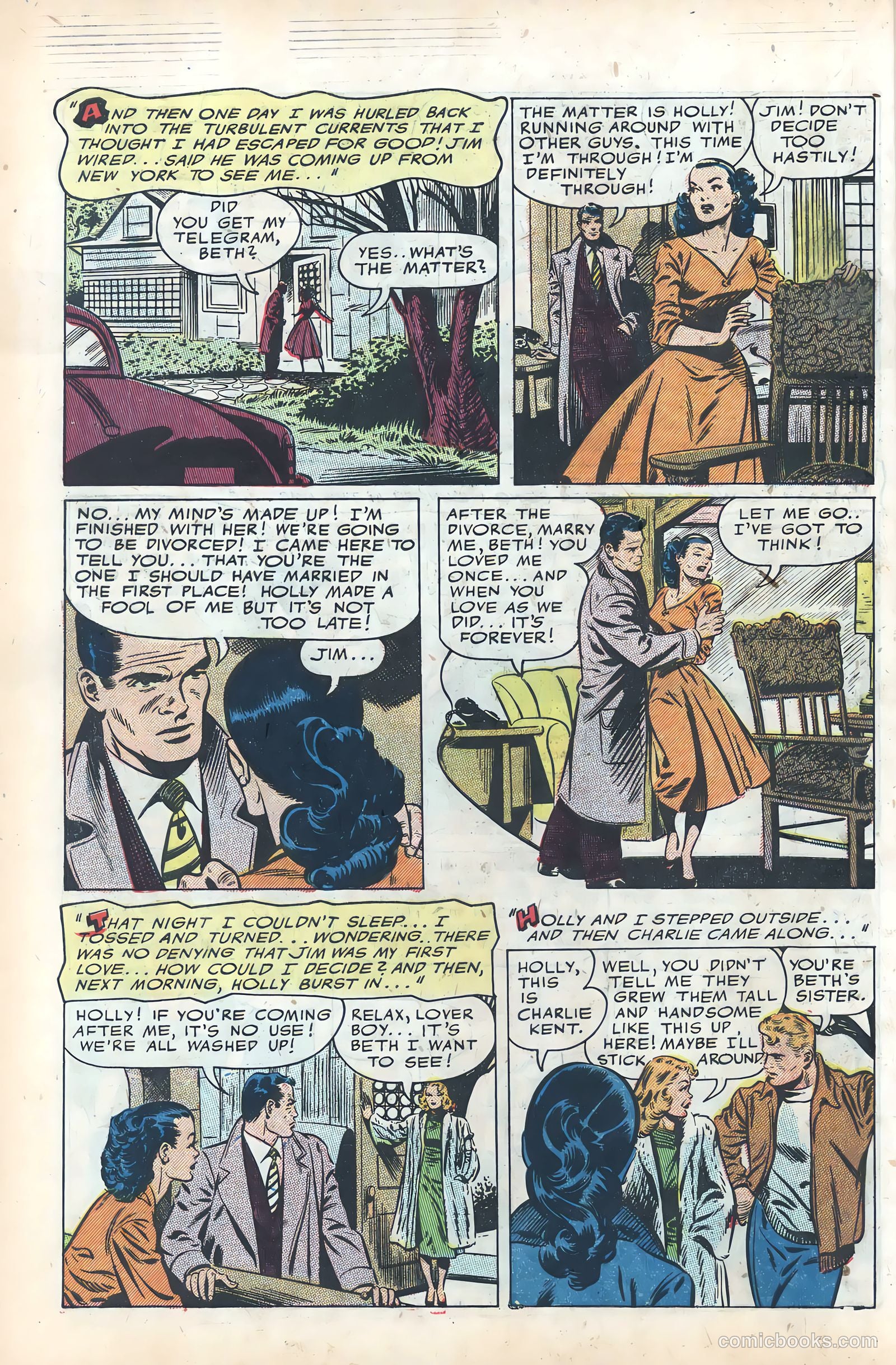 True Love Pictorial #3 (1953) — page 18 of 100