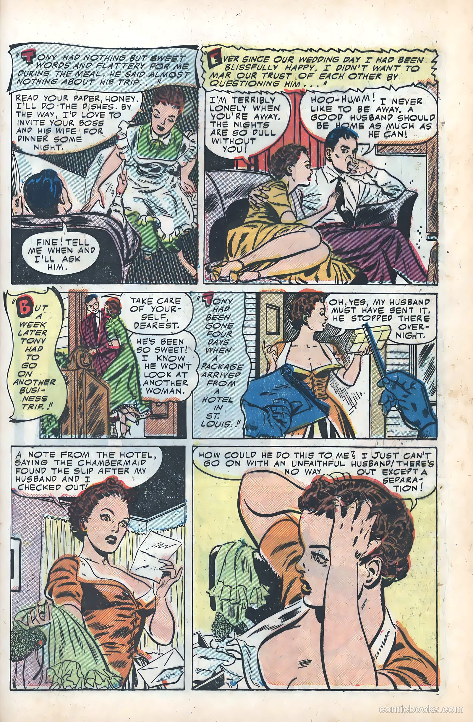 True Love Pictorial #3 (1953) — page 21 of 100