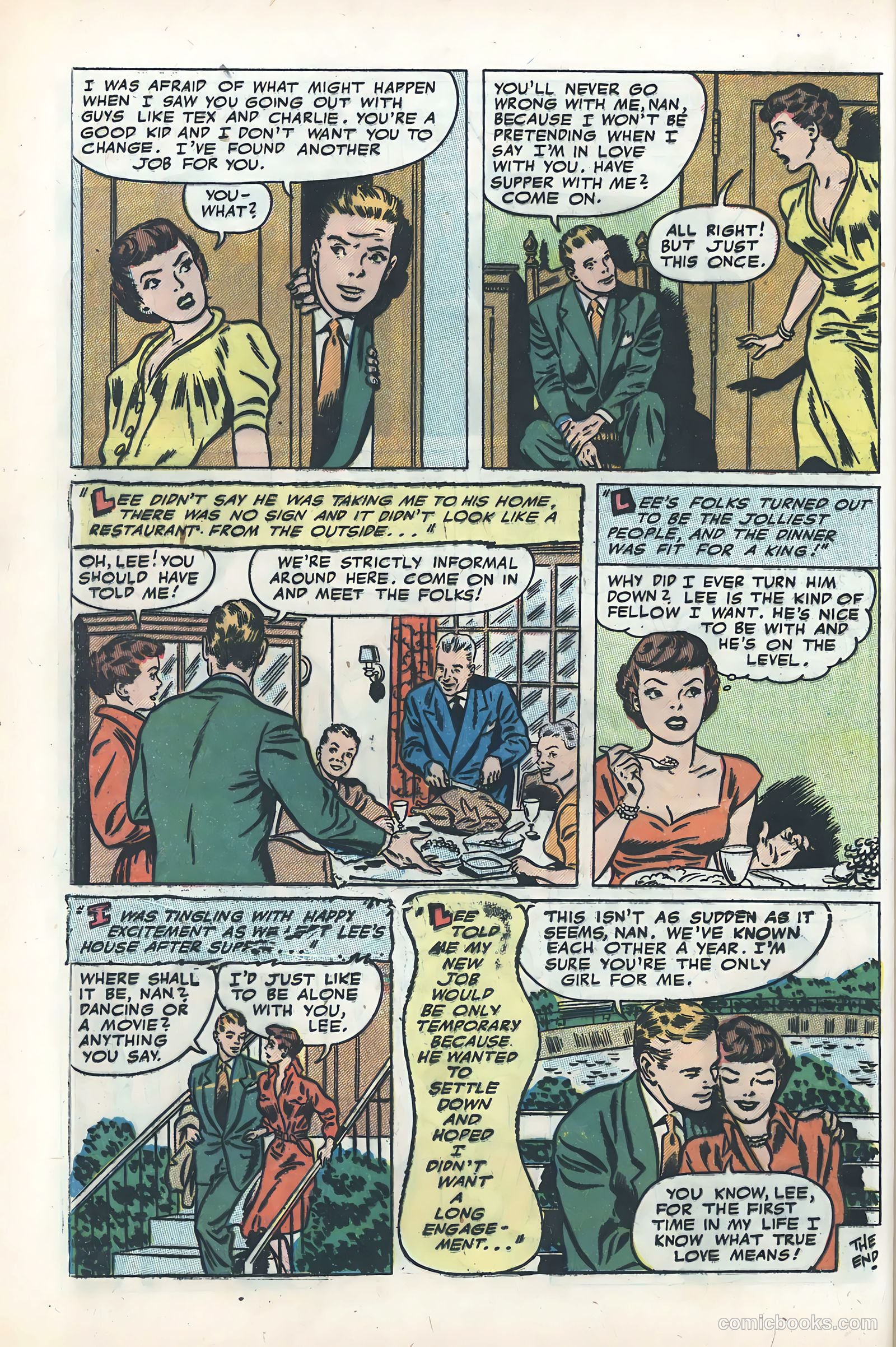 True Love Pictorial #3 (1953) — page 72 of 100