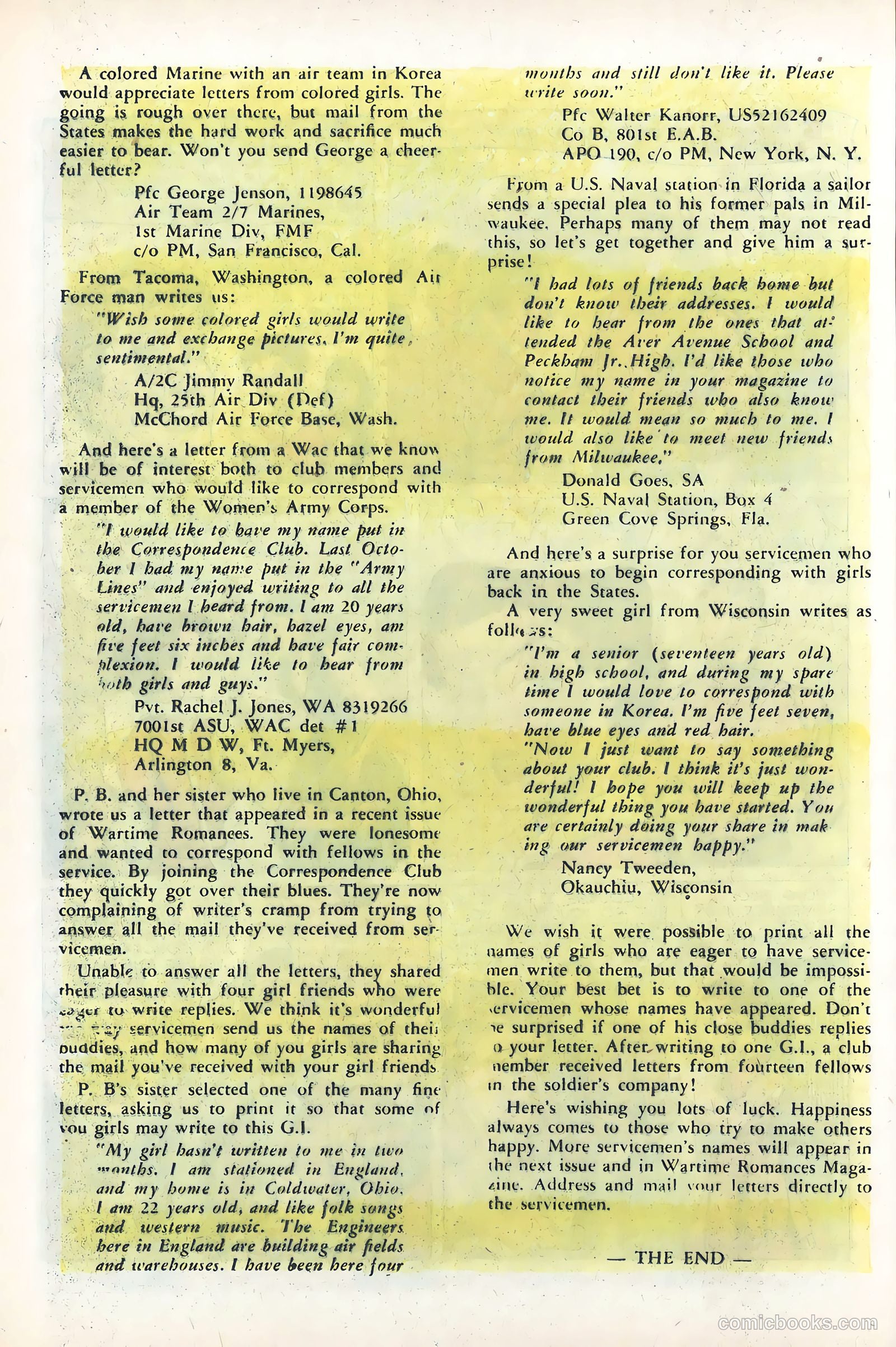 True Love Pictorial #3 (1953) — page 92 of 100