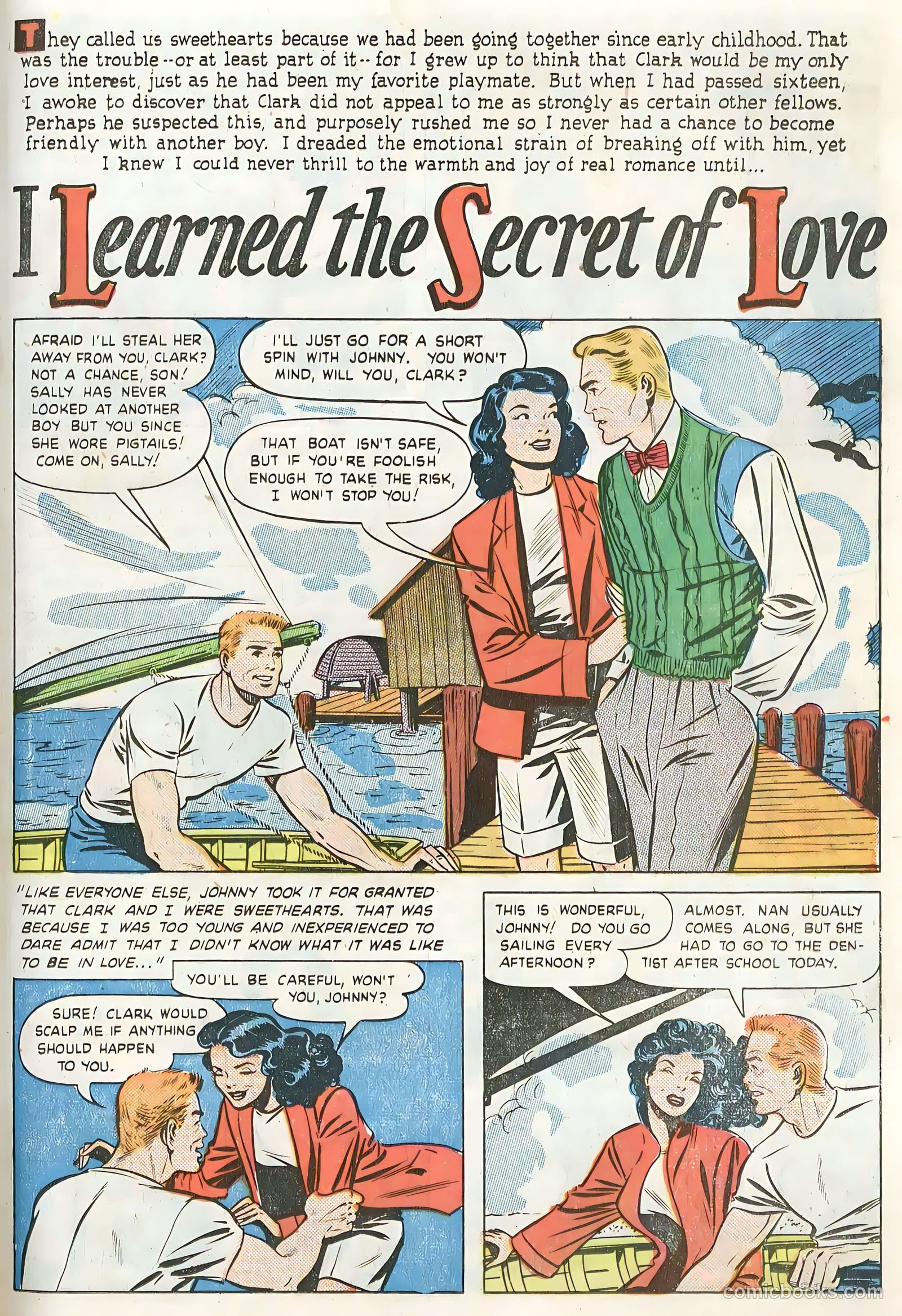 True Love Pictorial #4 (1953) — page 19 of 100