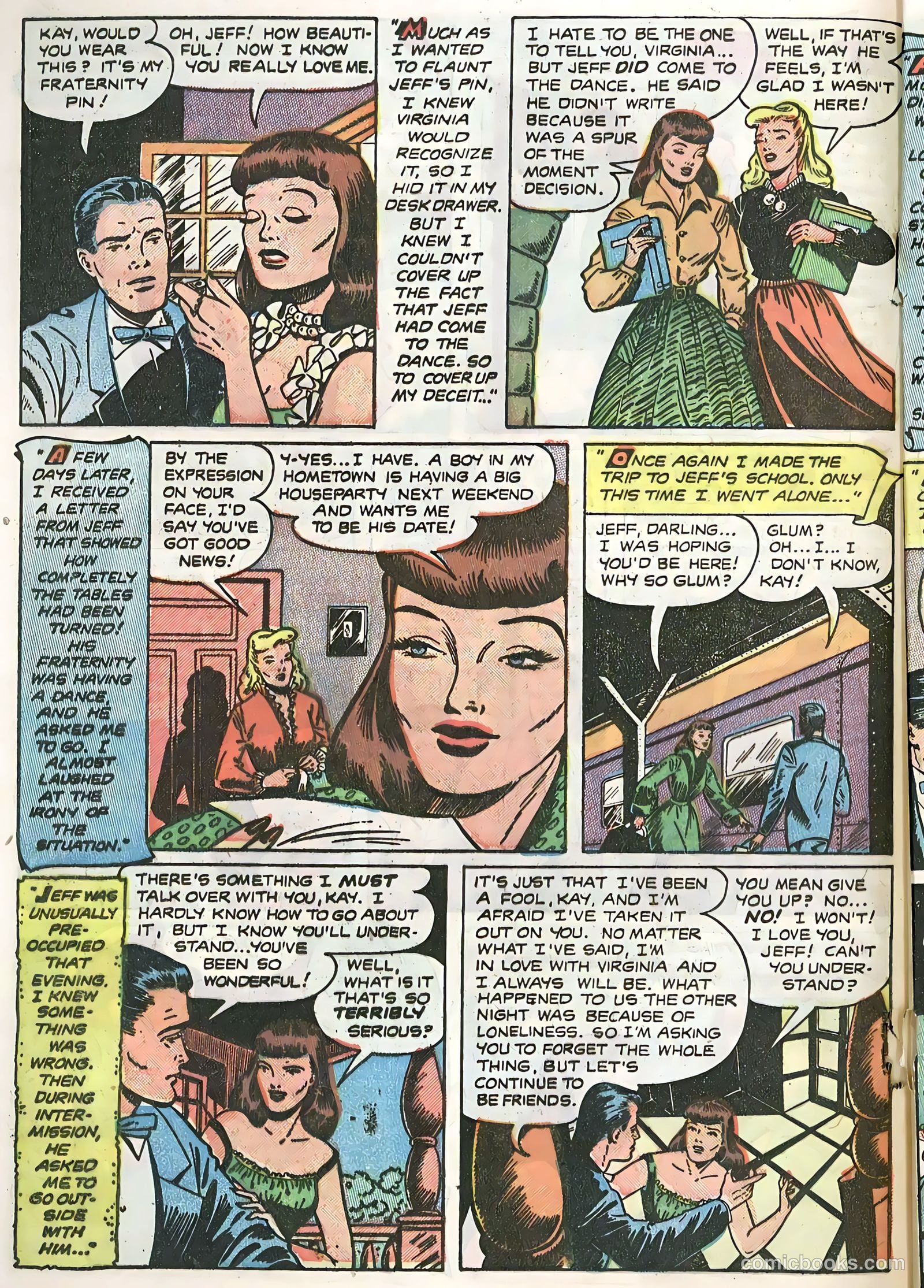 True Love Pictorial #4 (1953) — page 96 of 100