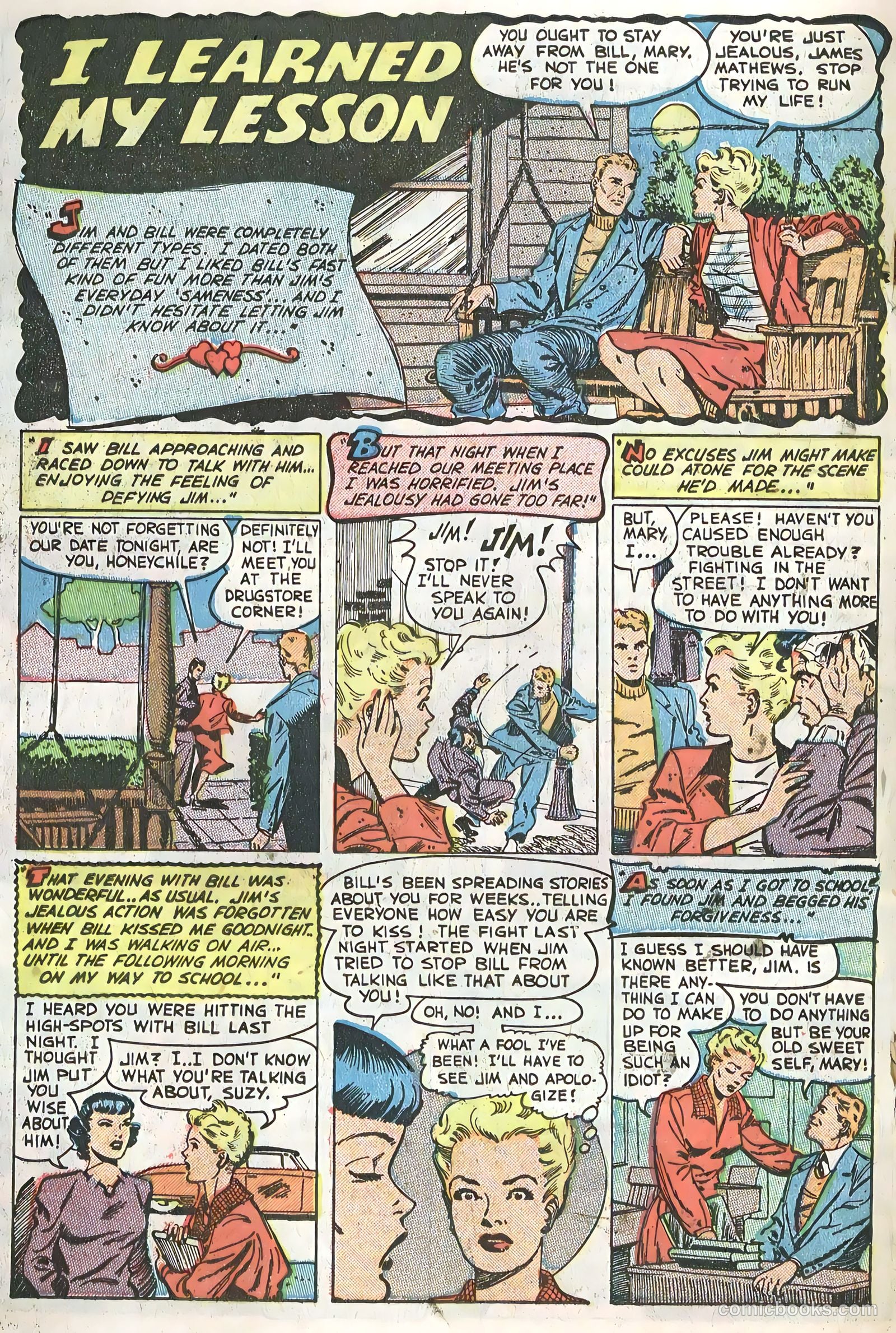 True Love Pictorial #4 (1953) — page 98 of 100