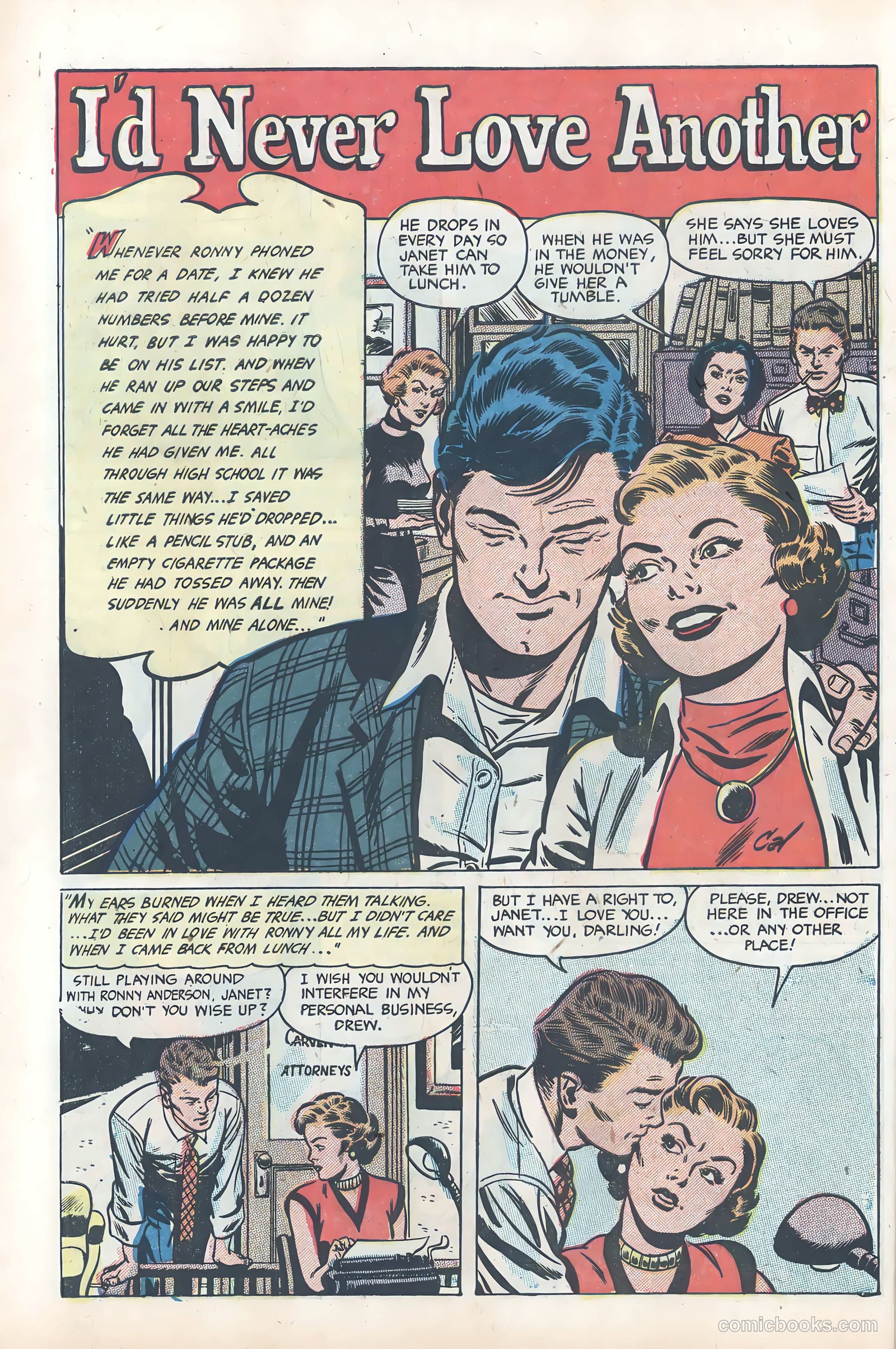 True Love Pictorial #5 (1953) — page 14 of 100