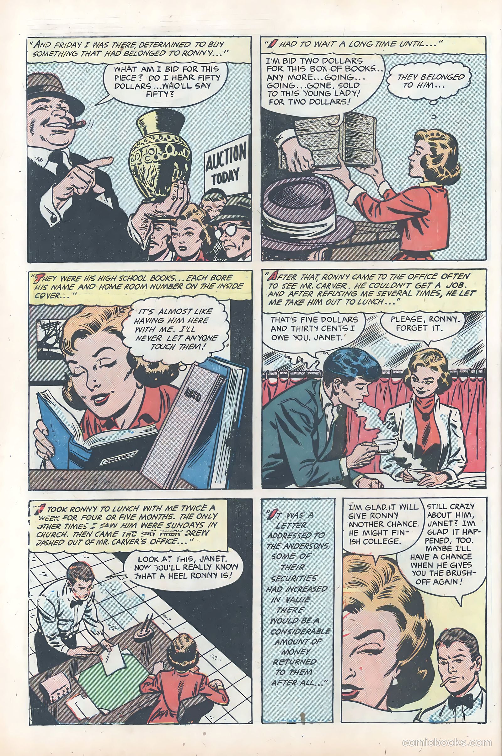True Love Pictorial #5 (1953) — page 18 of 100