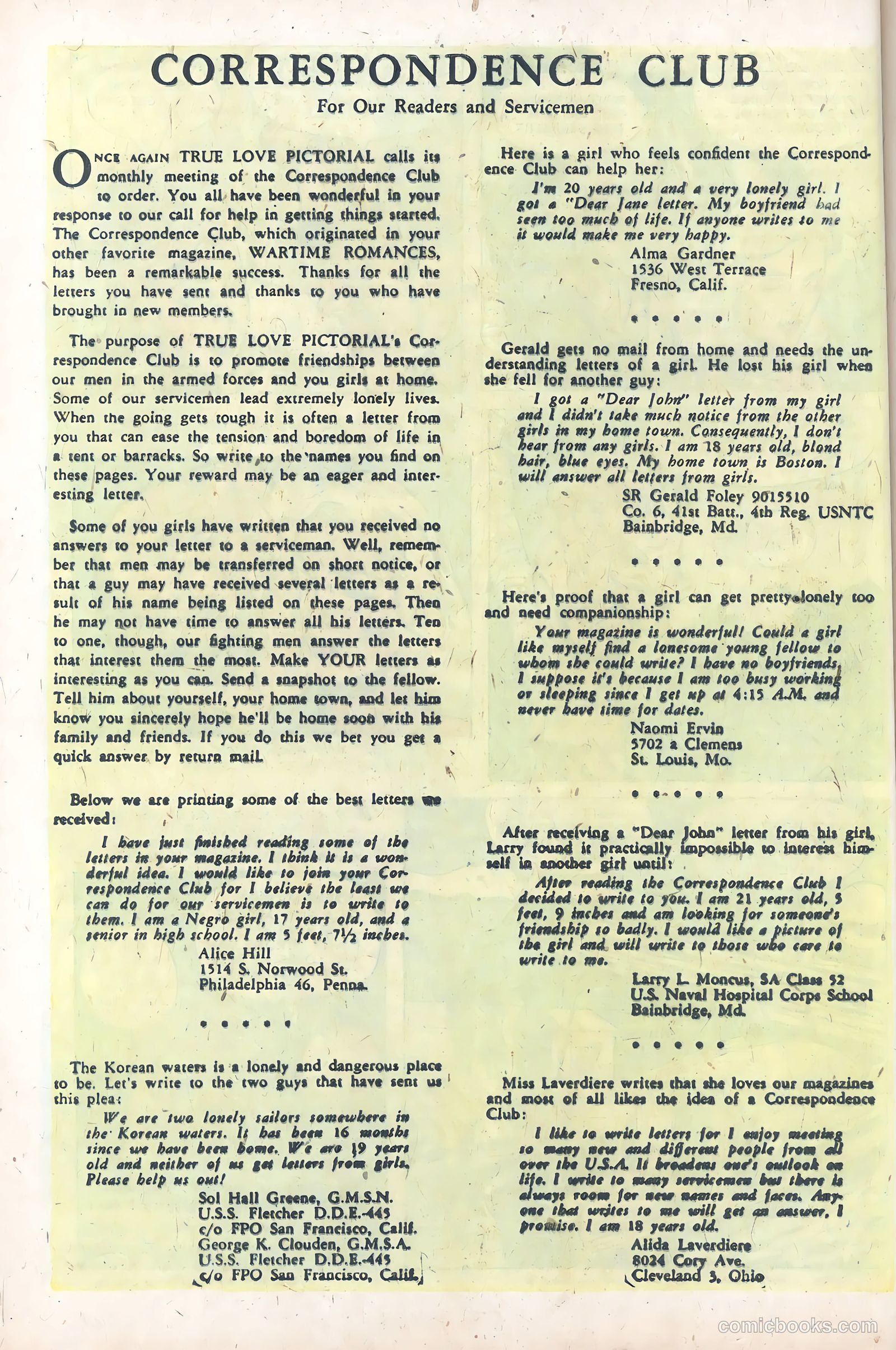 True Love Pictorial #5 (1953) — page 56 of 100