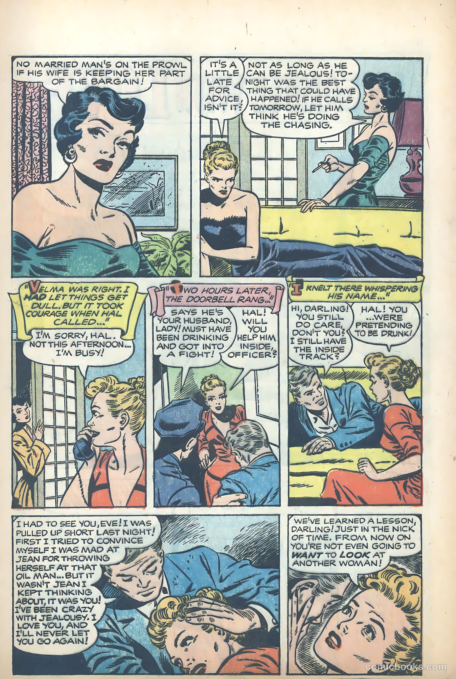 True Love Pictorial #6 (1953) — page 9 of 36