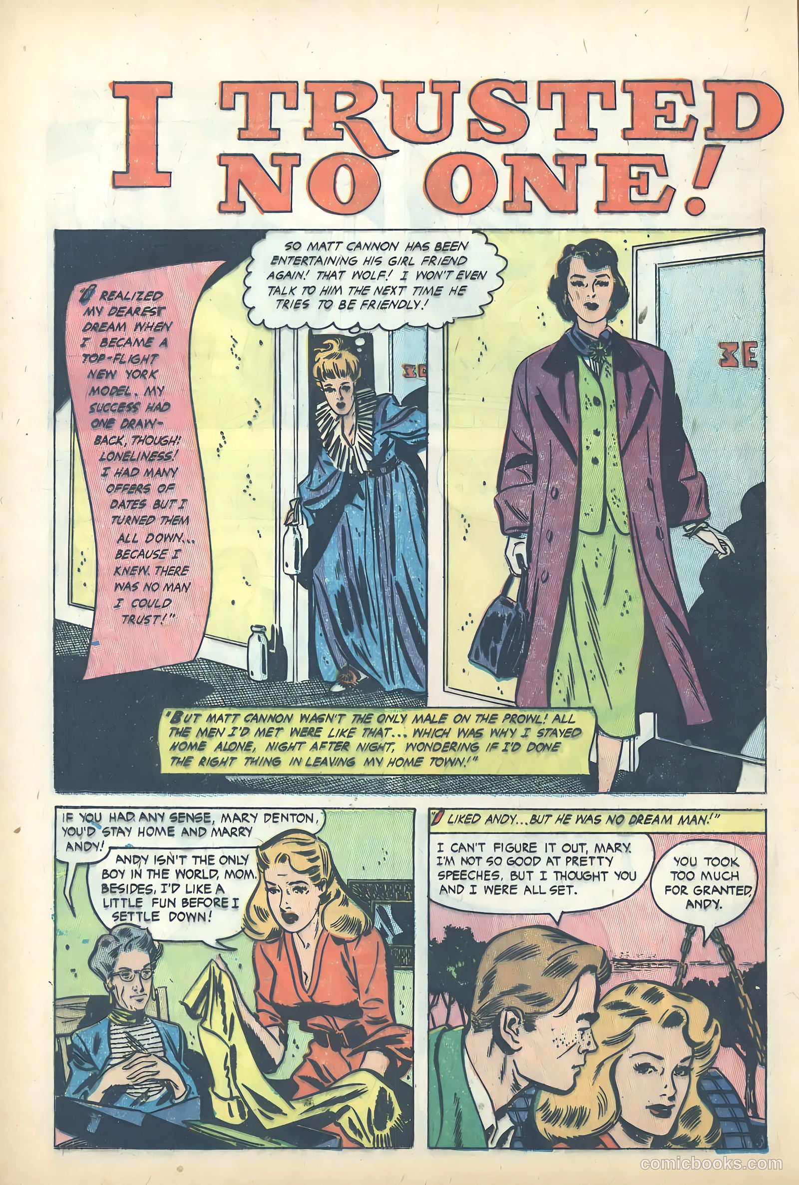True Love Pictorial #6 (1953) — page 16 of 36