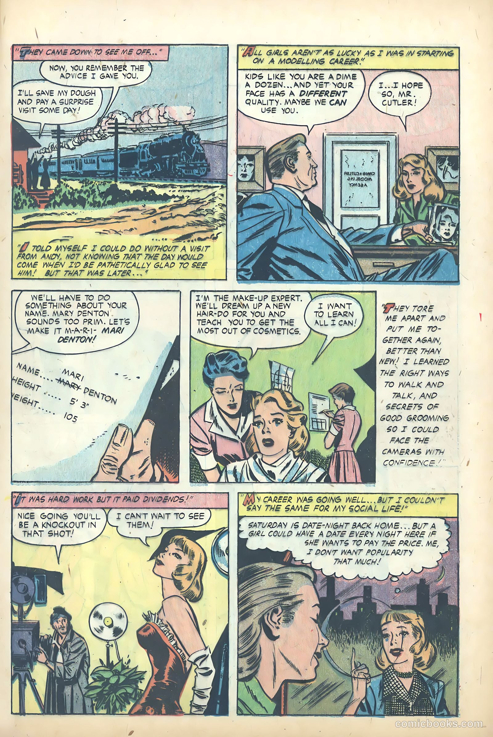 True Love Pictorial #6 (1953) — page 17 of 36