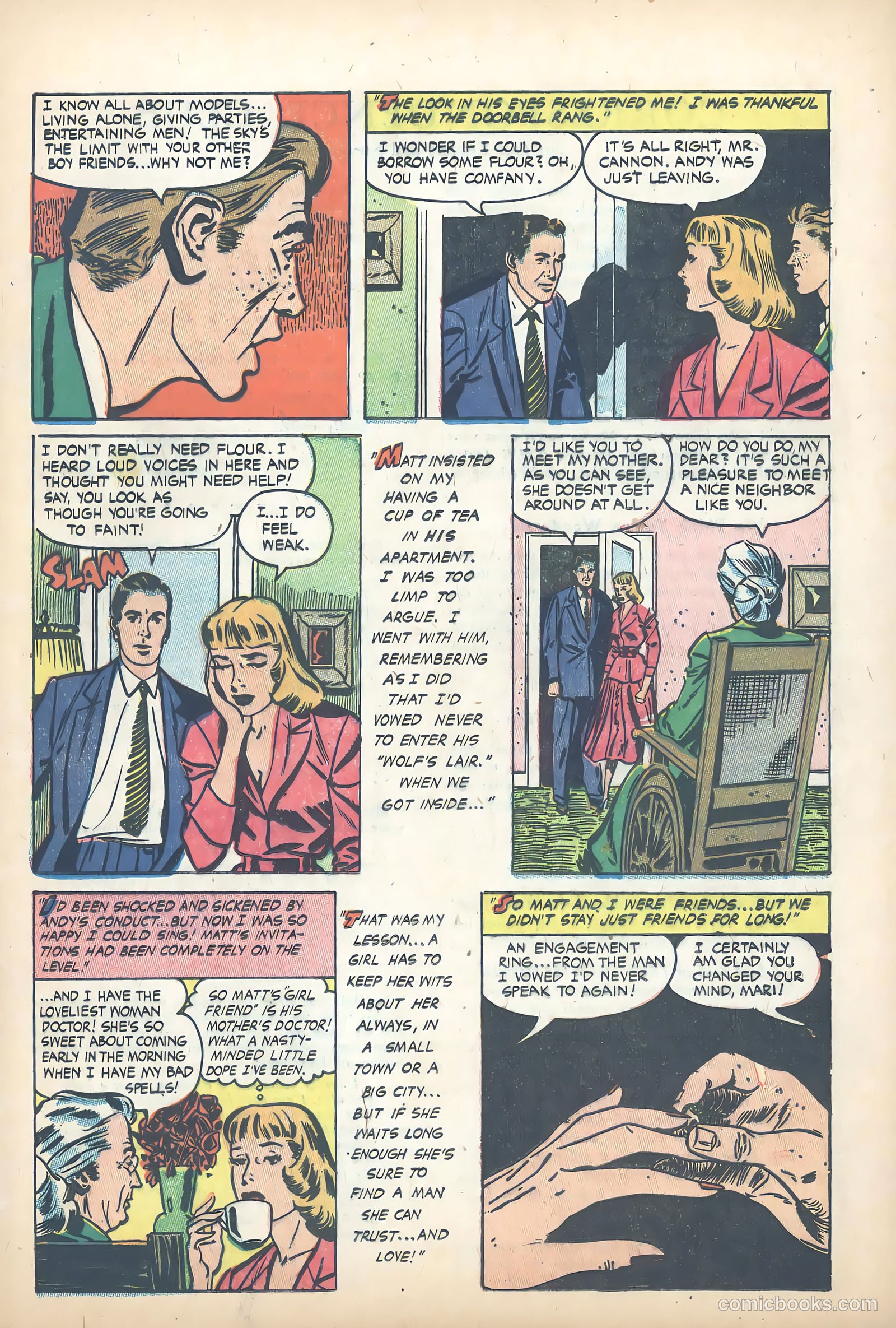 True Love Pictorial #6 (1953) — page 21 of 36