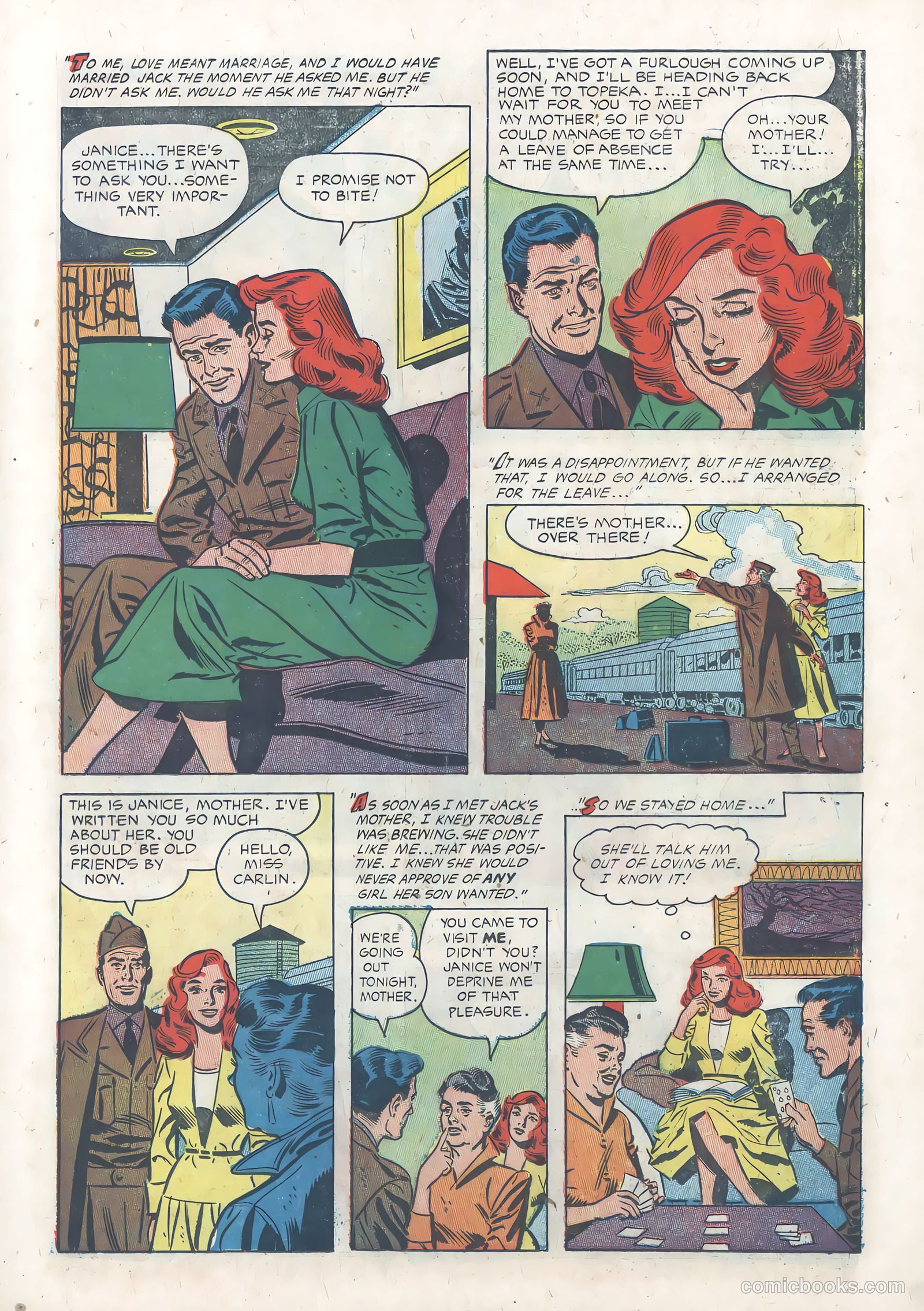 True Love Pictorial #8 (1954) — page 11 of 36