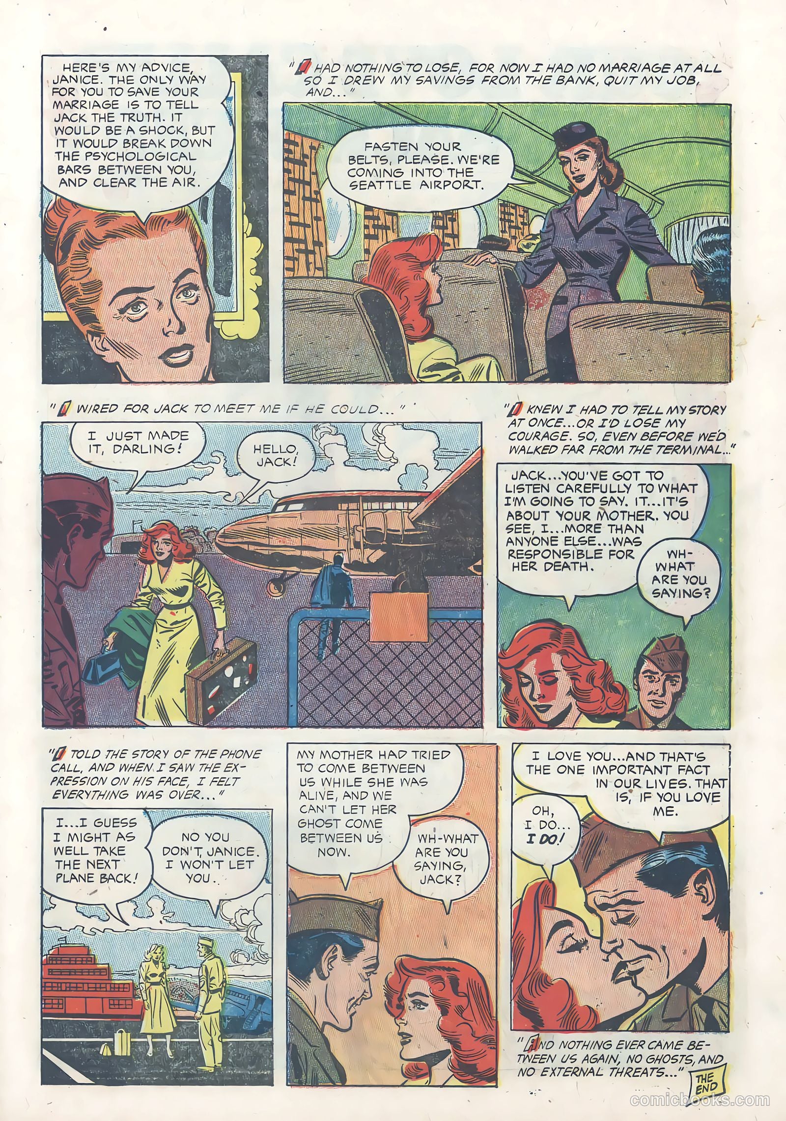 True Love Pictorial #8 (1954) — page 17 of 36
