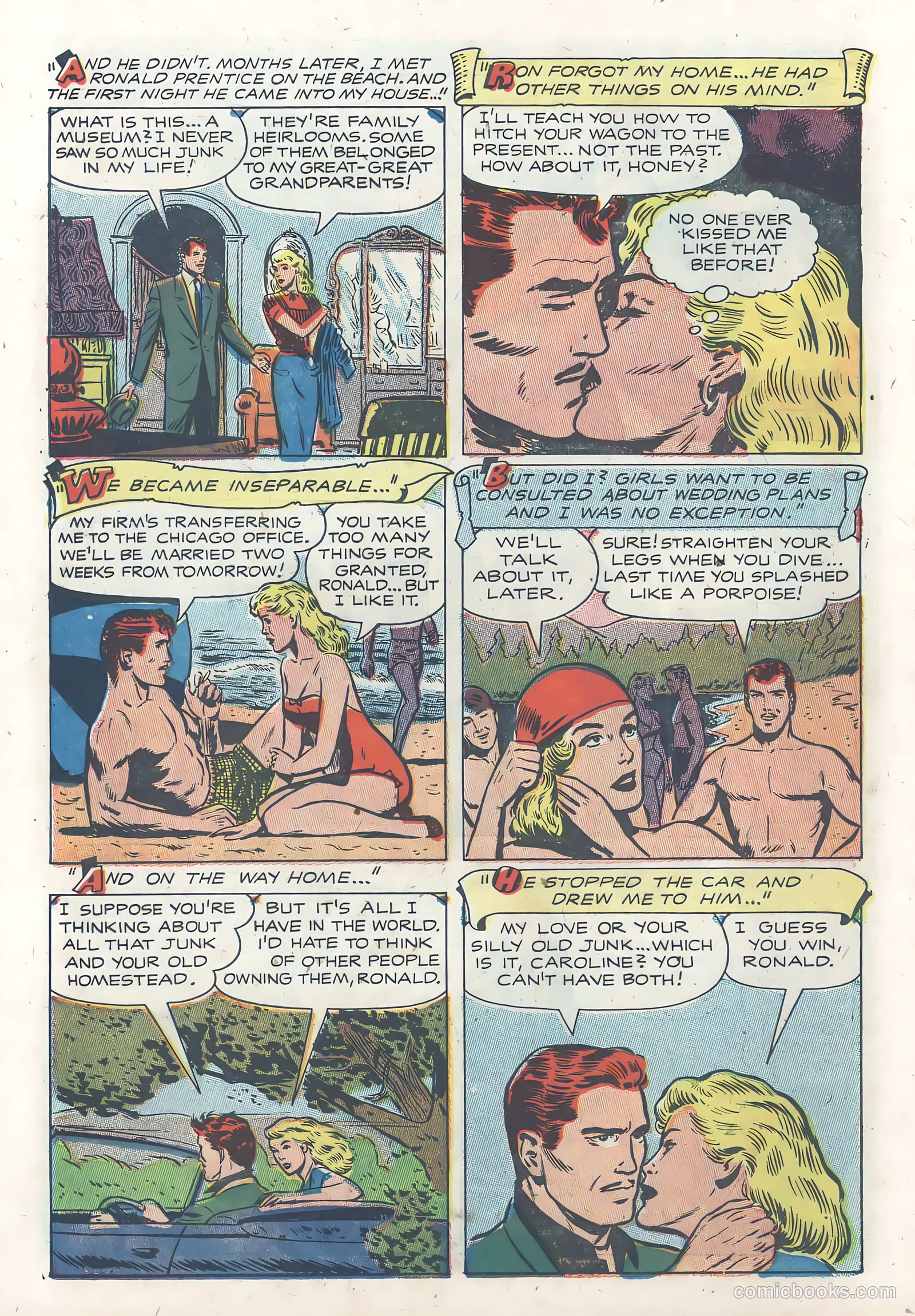 True Love Pictorial #8 (1954) — page 20 of 36