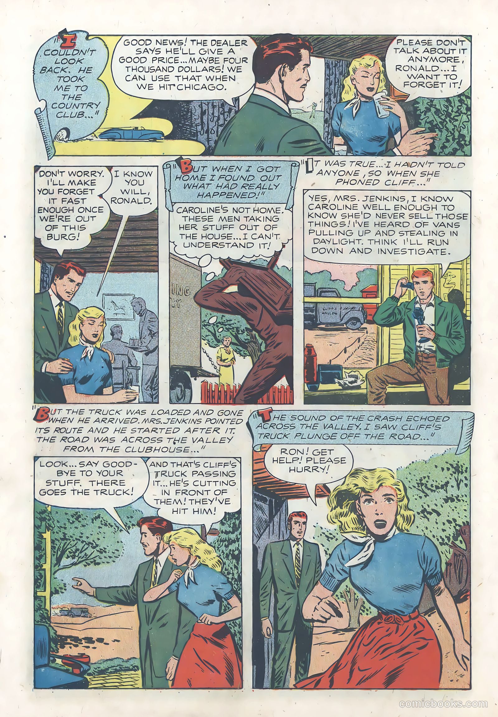 True Love Pictorial #8 (1954) — page 22 of 36