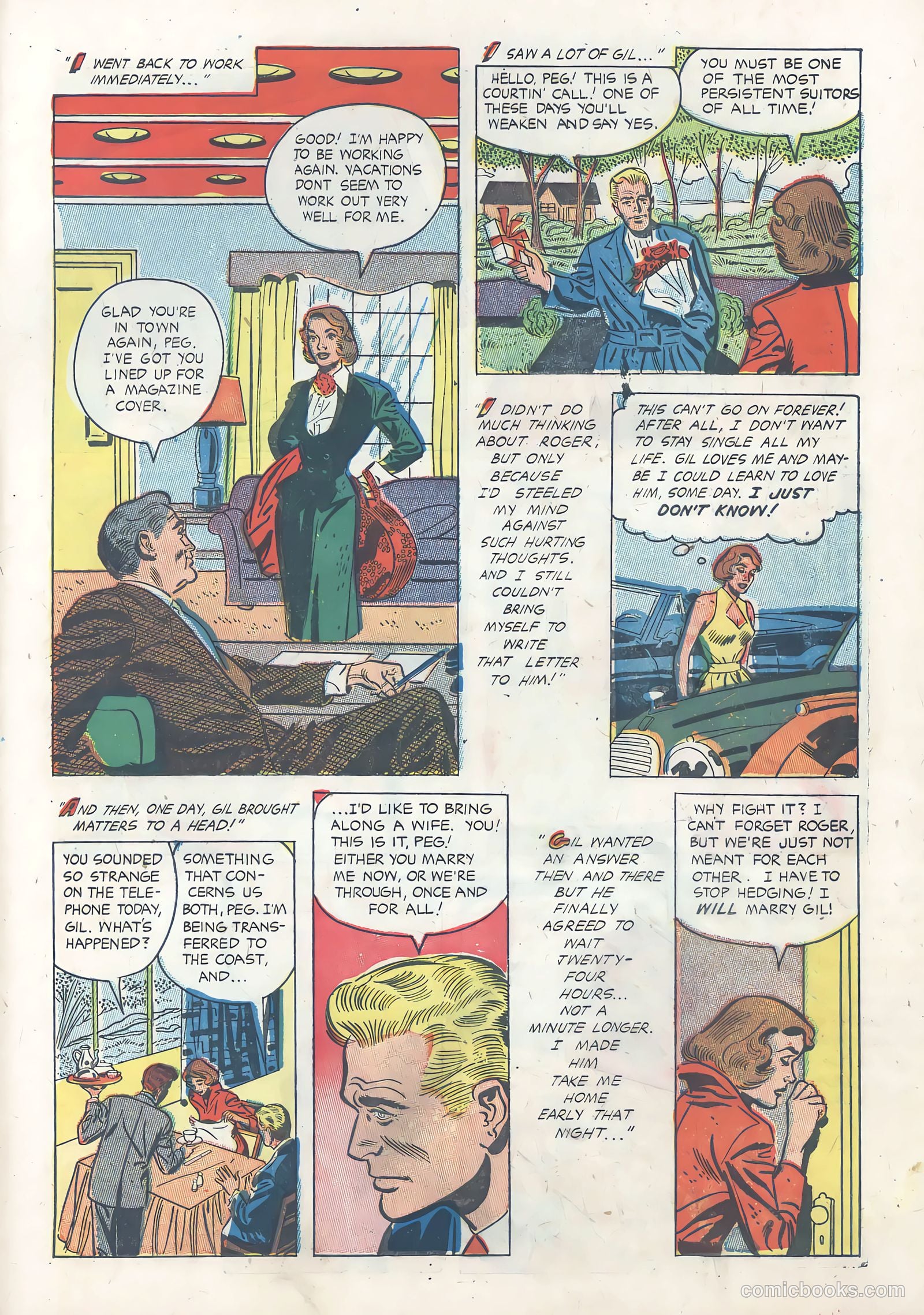 True Love Pictorial #8 (1954) — page 33 of 36