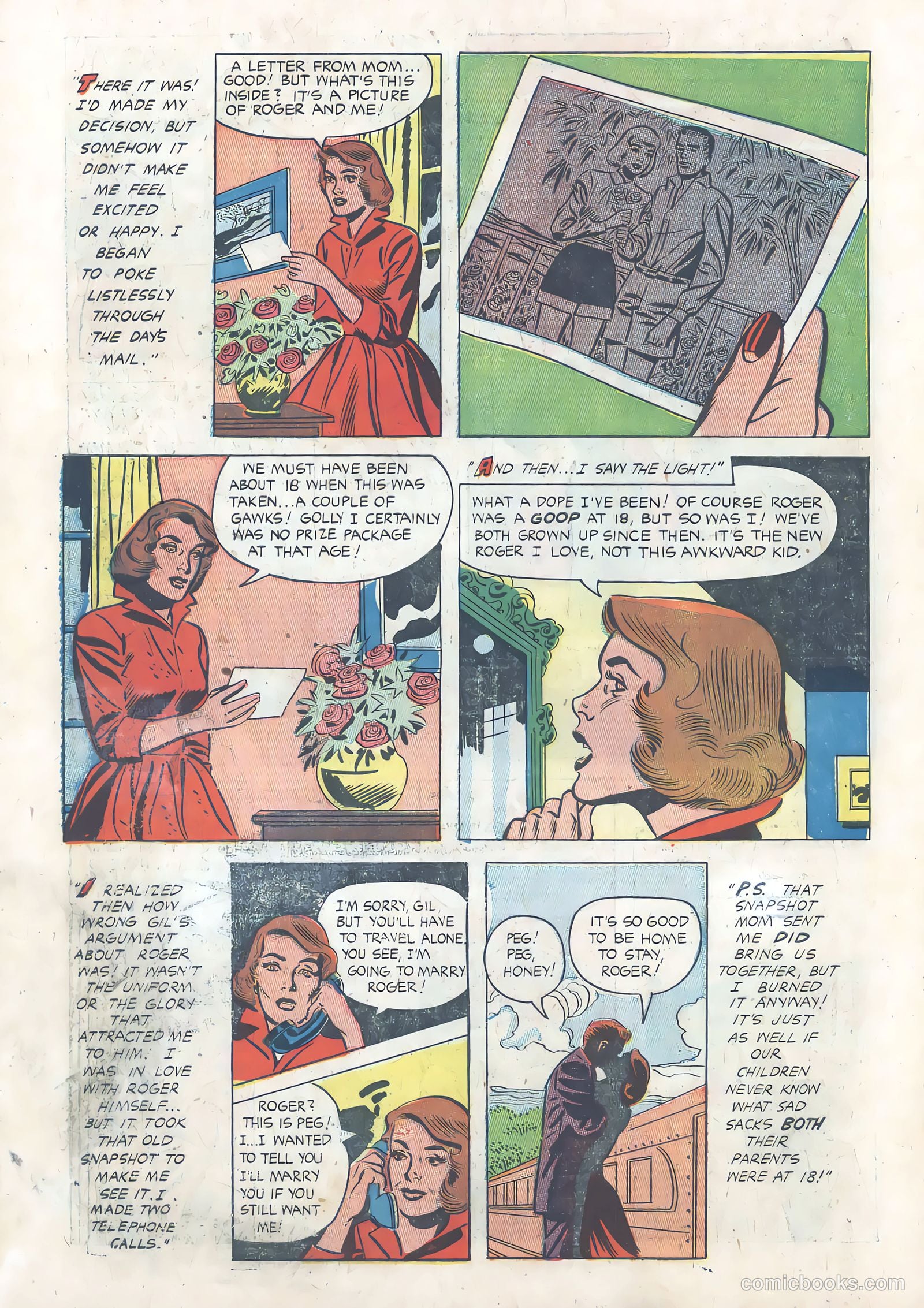 True Love Pictorial #8 (1954) — page 34 of 36