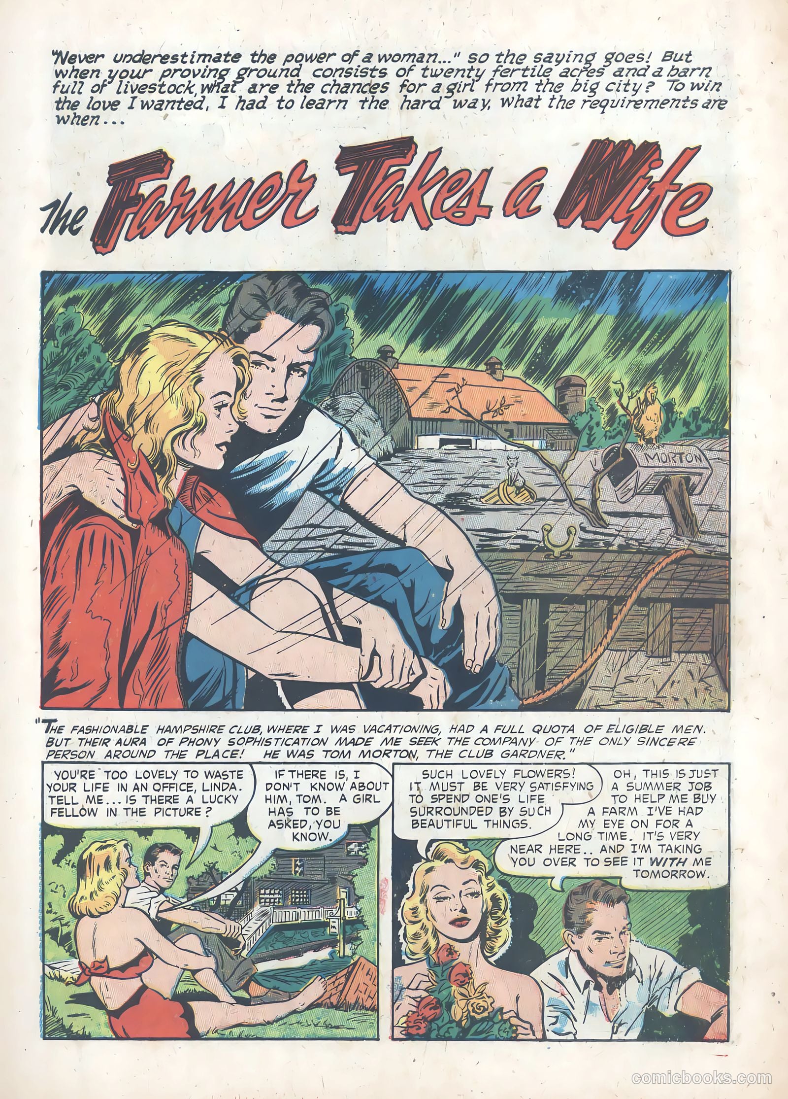 True Love Pictorial #9 (1954) — page 3 of 36