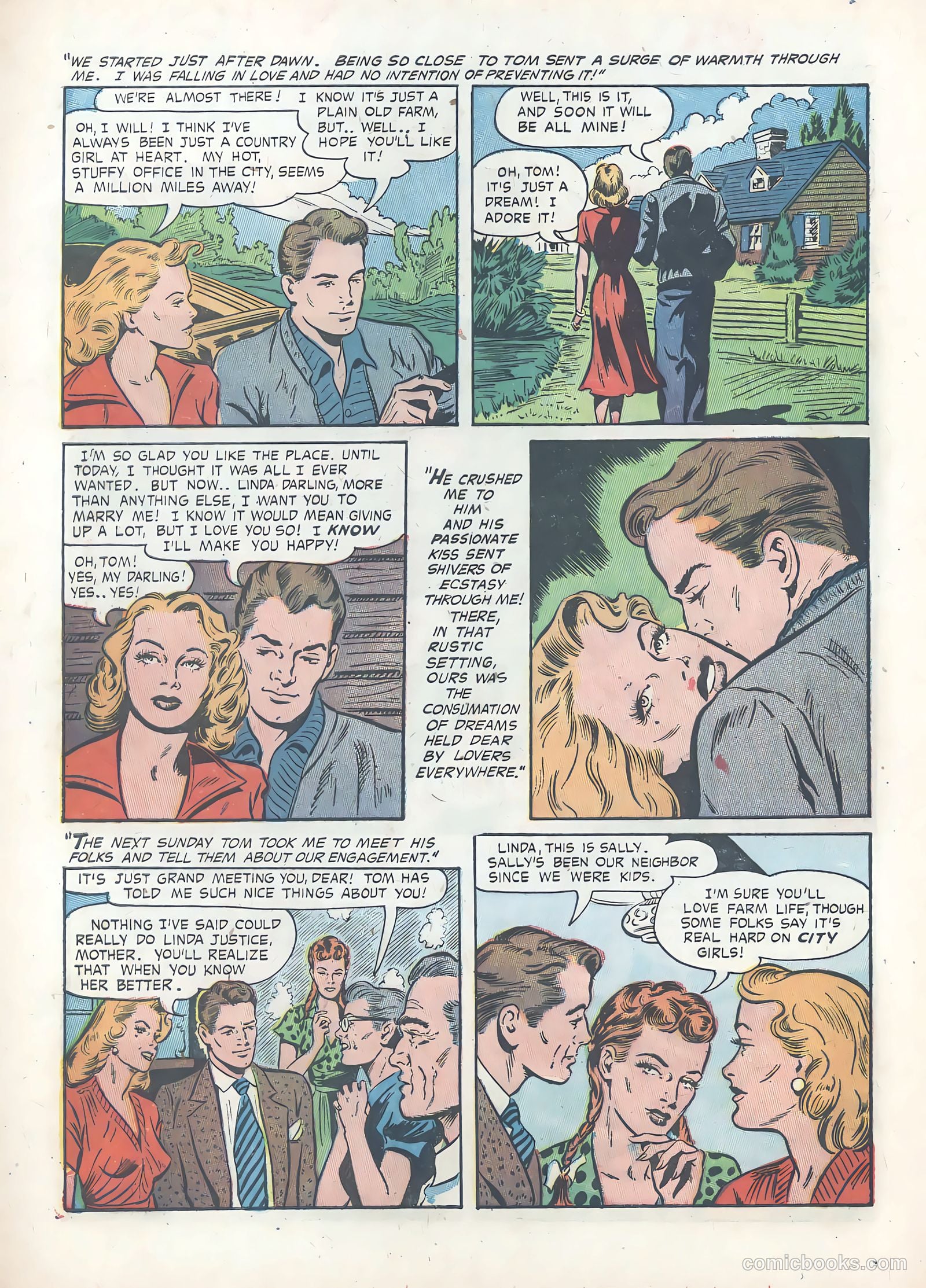 True Love Pictorial #9 (1954) — page 4 of 36